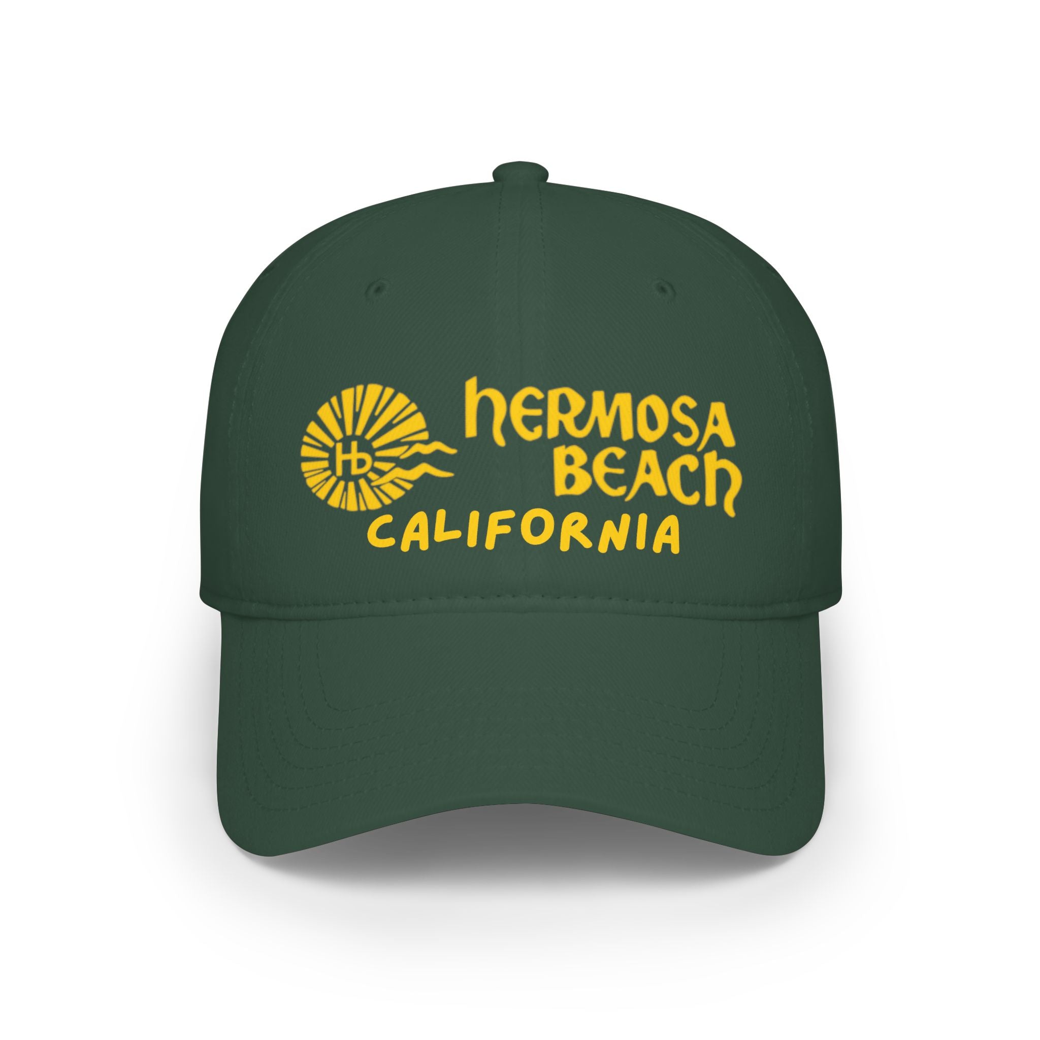 Hermosa Beach California Low Profile Baseball Cap