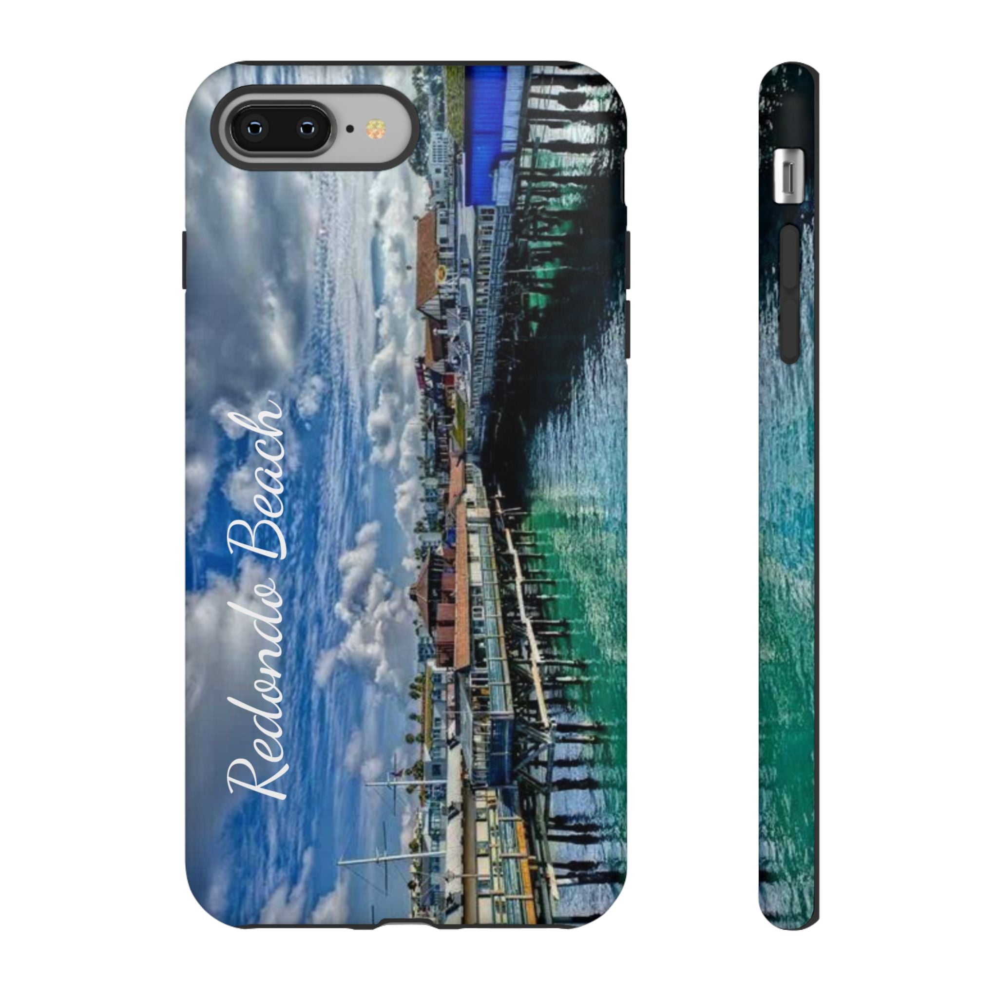 Phone Cases, Redondo Beach California King Harbor Design, Protective Covers, iPhone Accessories, Samsung Accessories, Gift for Travelers