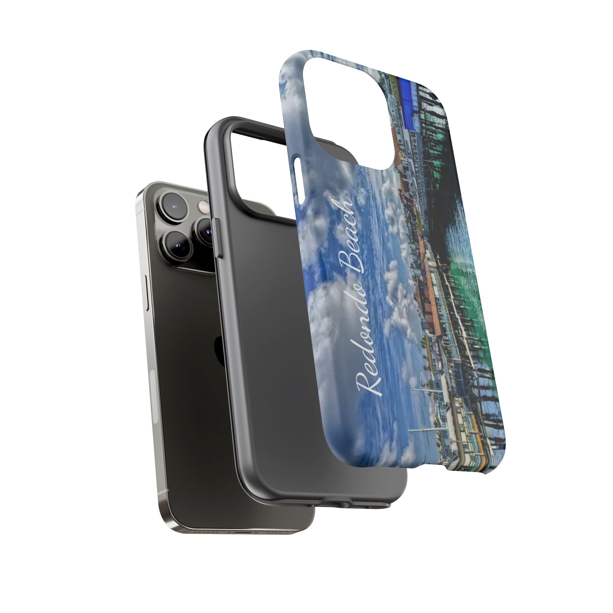 Phone Cases, Redondo Beach California King Harbor Design, Protective Covers, iPhone Accessories, Samsung Accessories, Gift for Travelers
