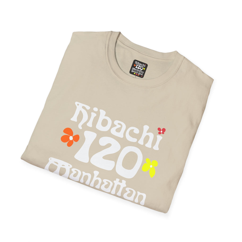Hibachi 120 Manhattan Beach Blvd Restaurant #OldSchool T-Shirt — Retro Floral Surf Tee "Gone But Not Forgotten"