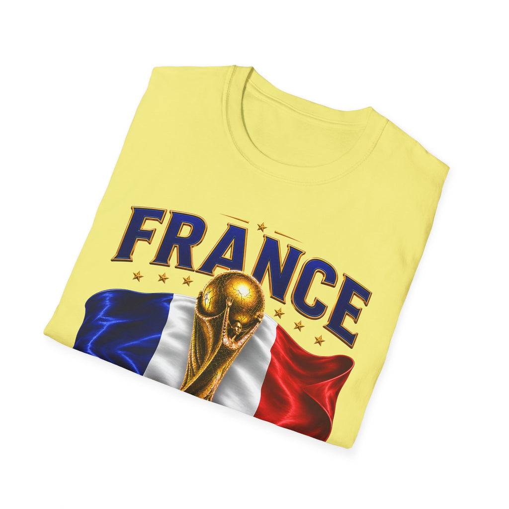 France World Cup 2026 T-Shirt — French Flag & Trophy Soccer Tee