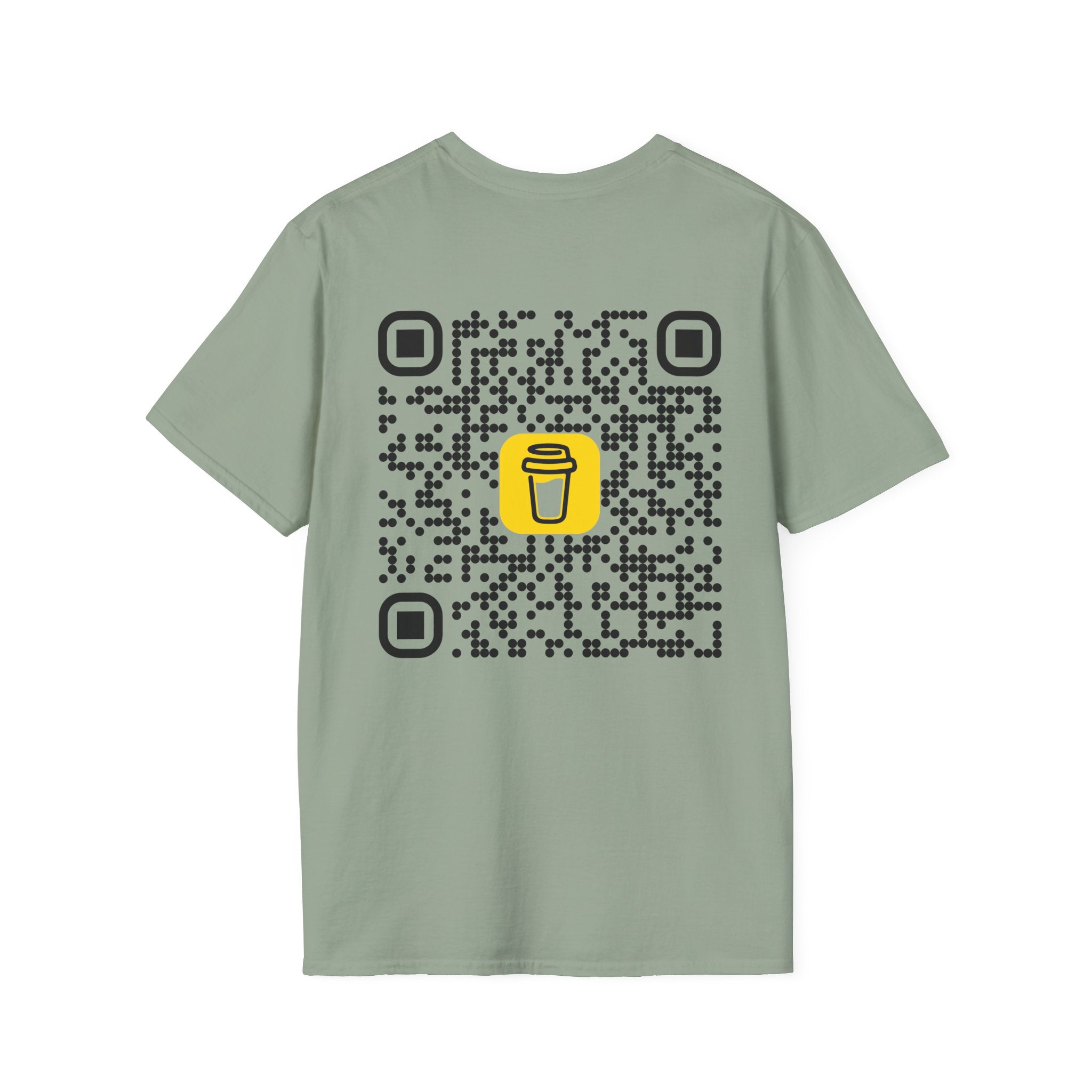 QR Code Coffee Tee — Scan-to-Order Coffee Shop T-Shirt