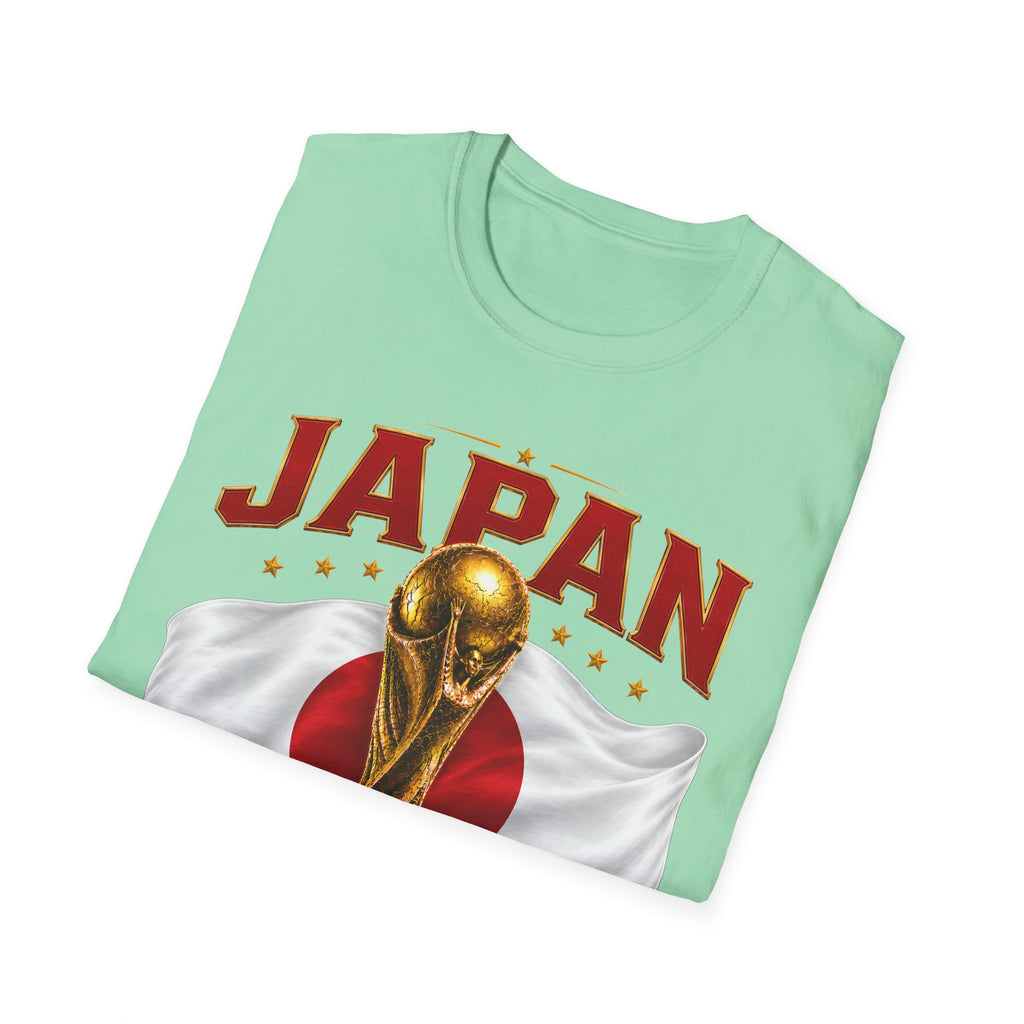 Japan 2026 World Cup T-Shirt — Golden Trophy Soccer Fan Tee