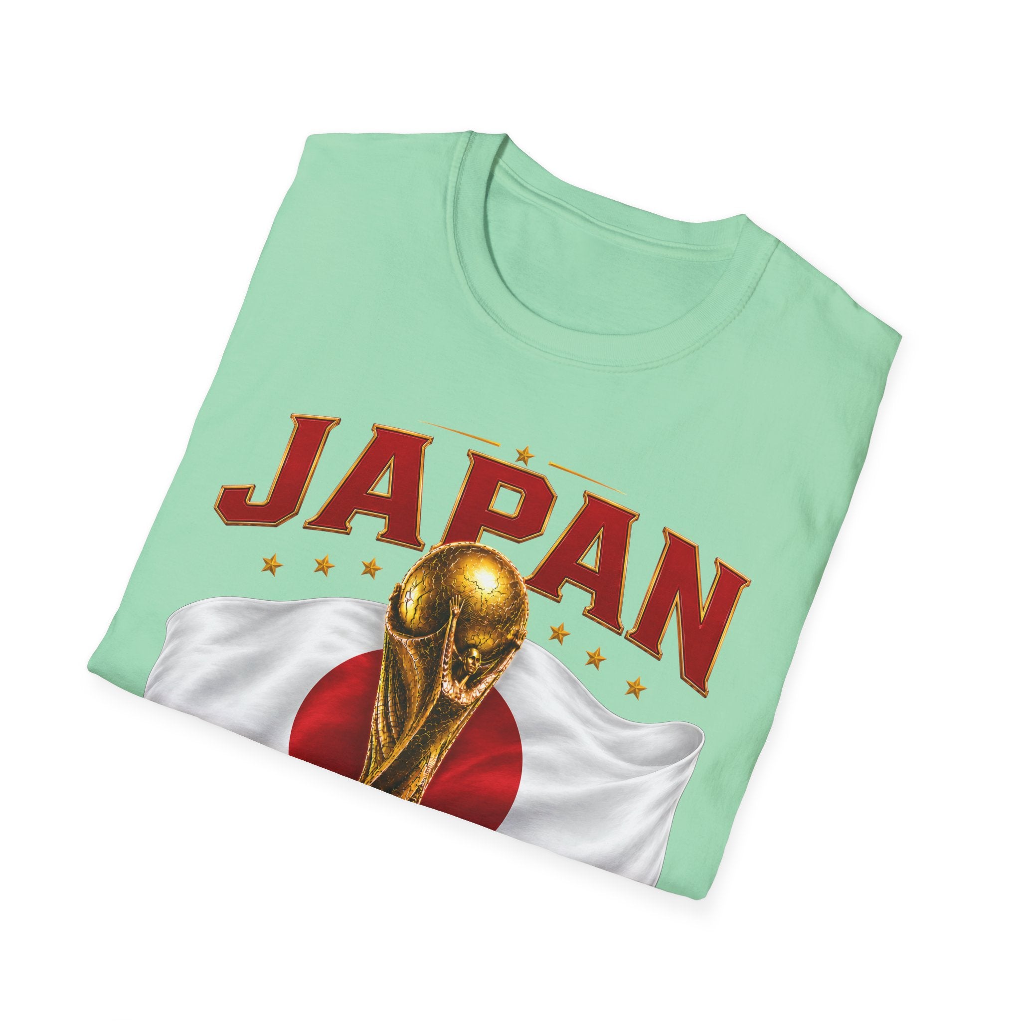 Japan 2026 World Cup T-Shirt — Golden Trophy Soccer Fan Tee