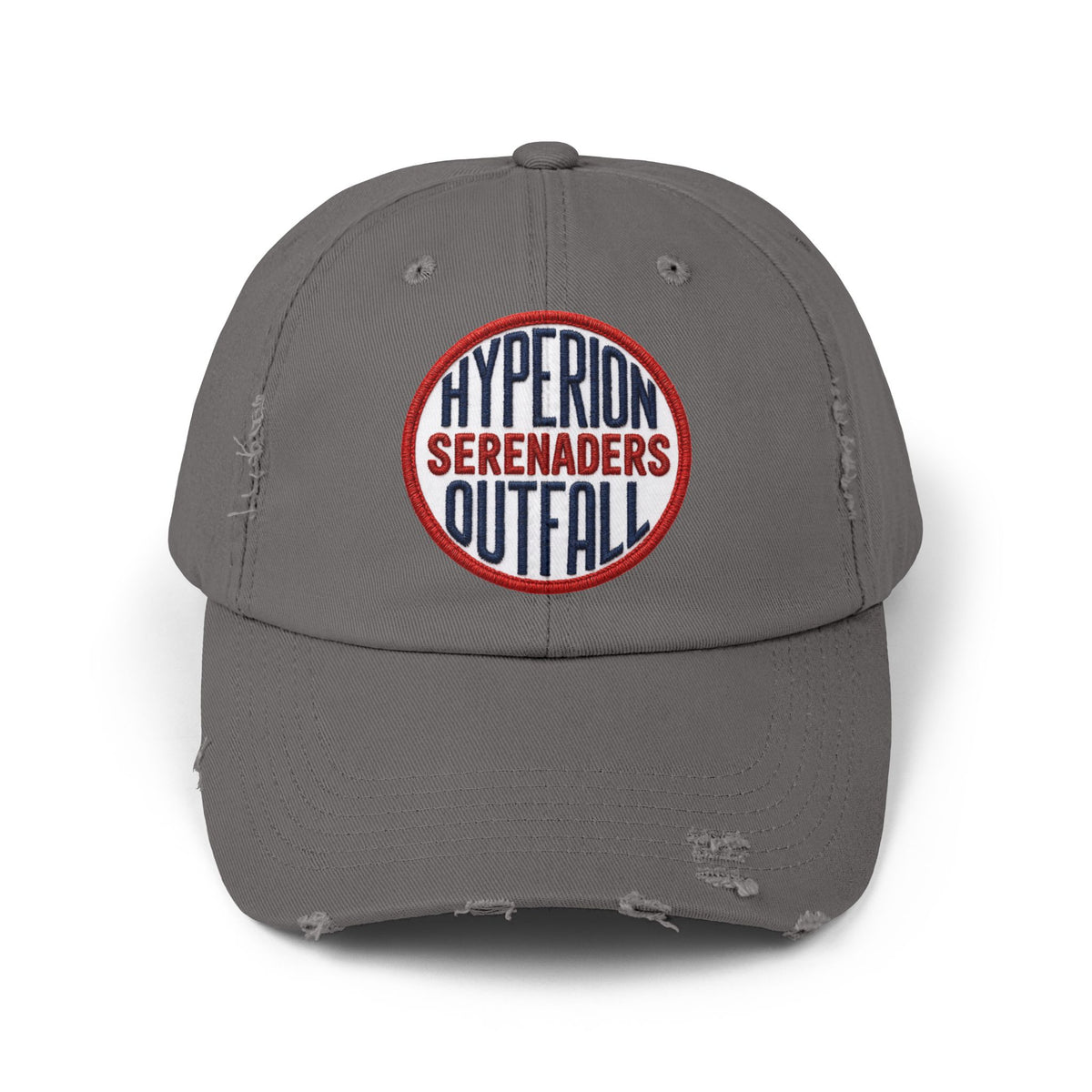 Distressed Cap — "Hyperion Outfall Serenaders" Manhattan Beach Patch Hat