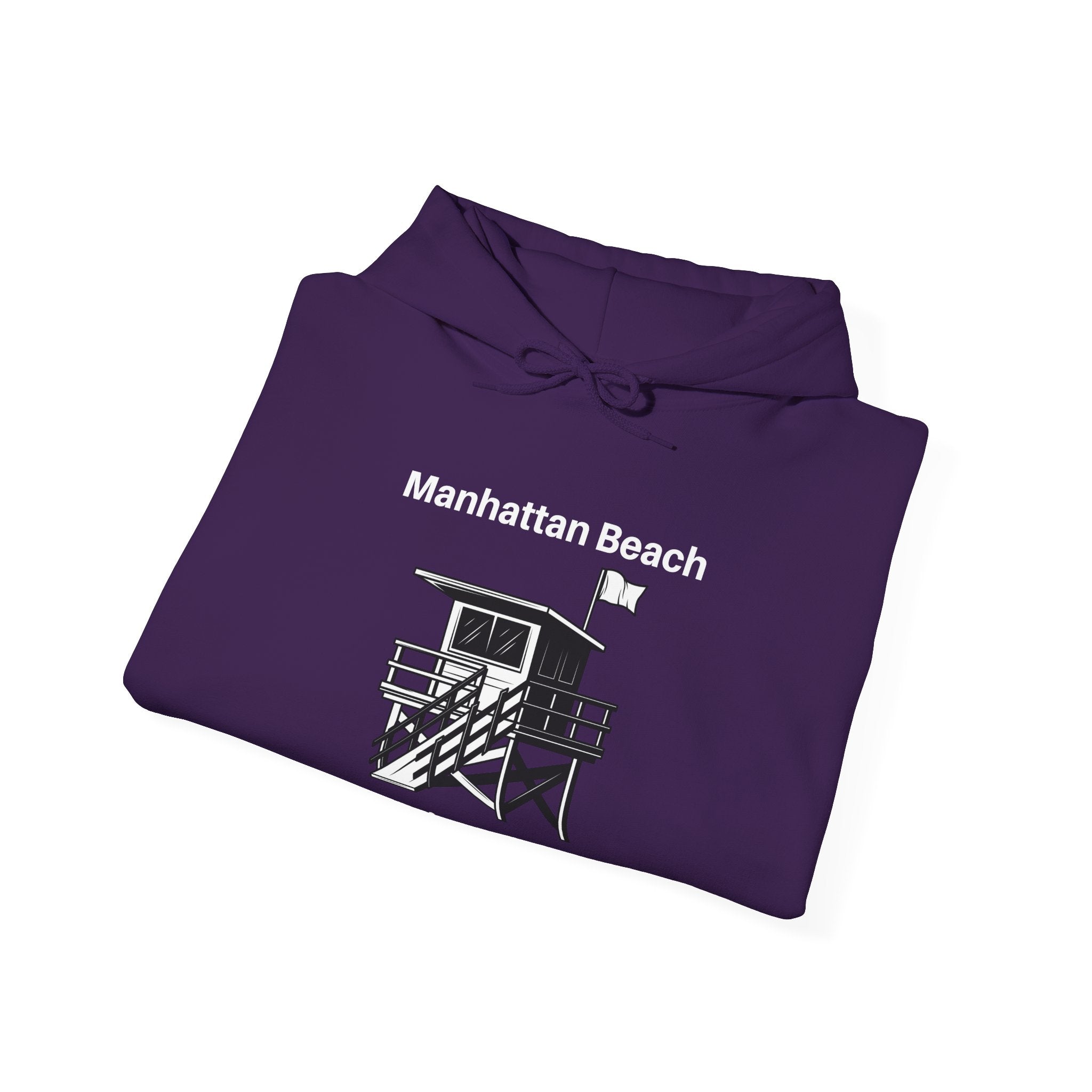 Manhattan Beach California Marine Street Unisex Heavy Blend™ Hooded Sweatshirt