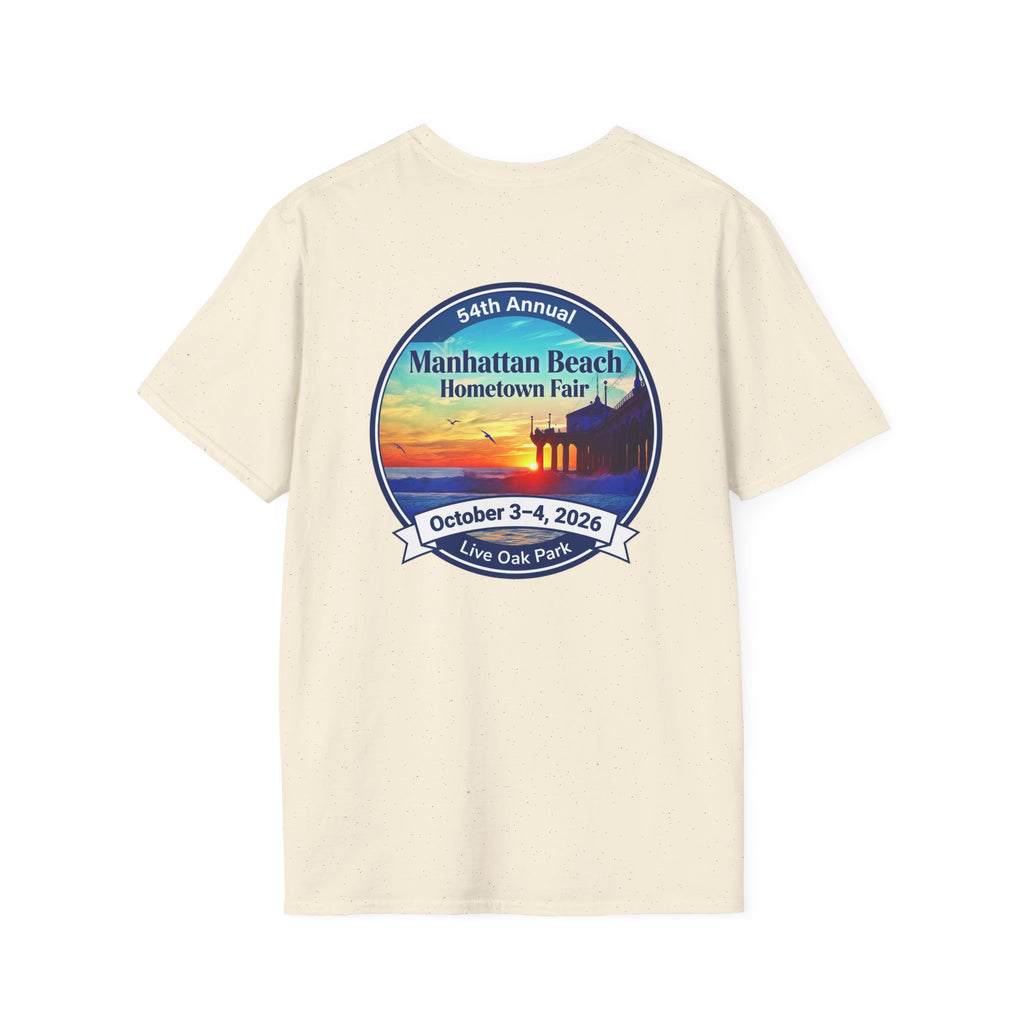 Manhattan Beach Hometown Fair T-Shirt — 54th Annual Sunset Surf Logo (Oct 3-4, 2026)