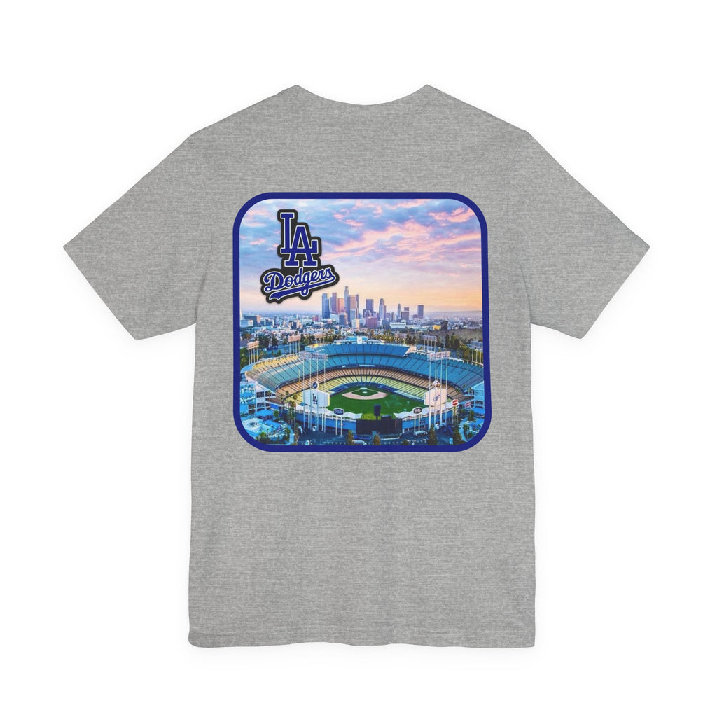 Los Angeles (Front and Back Printing) Mens Womans Jersey Short Sleeve Tee