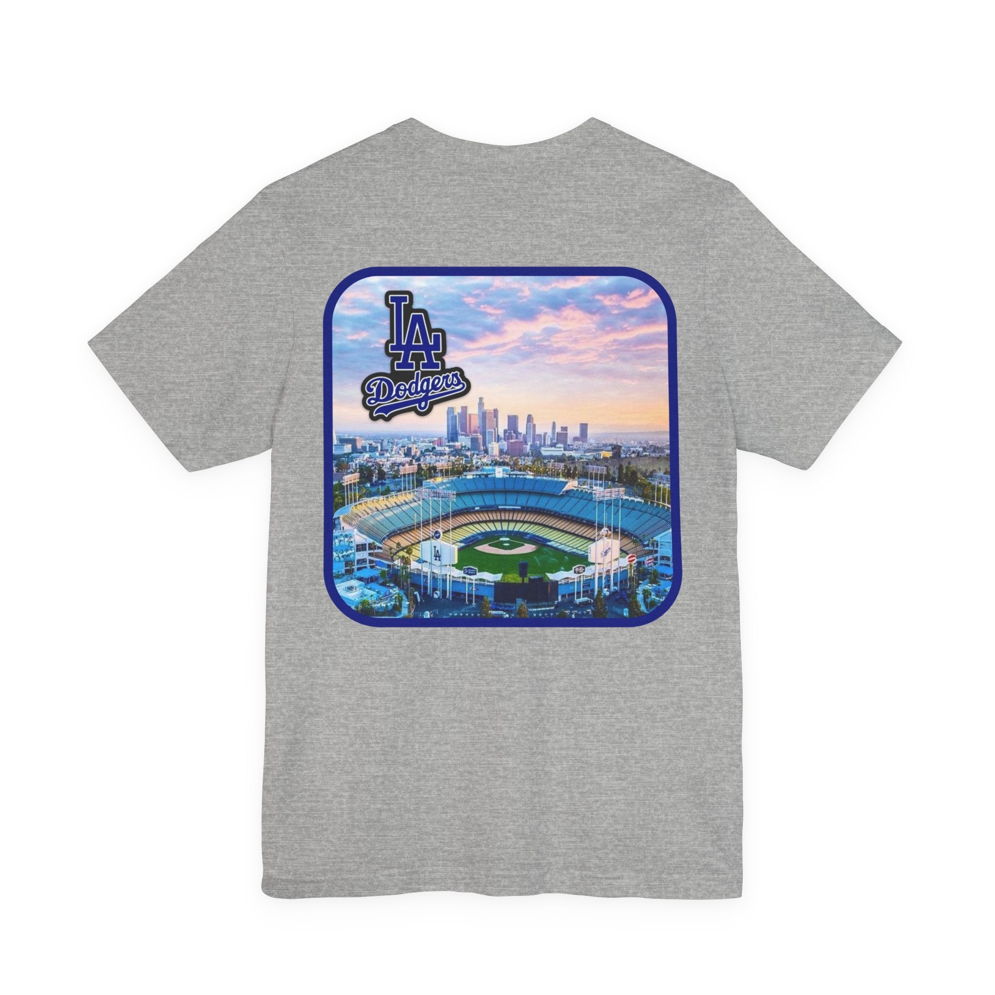 Los Angeles (Front and Back Printing) Mens Womans Jersey Short Sleeve Tee