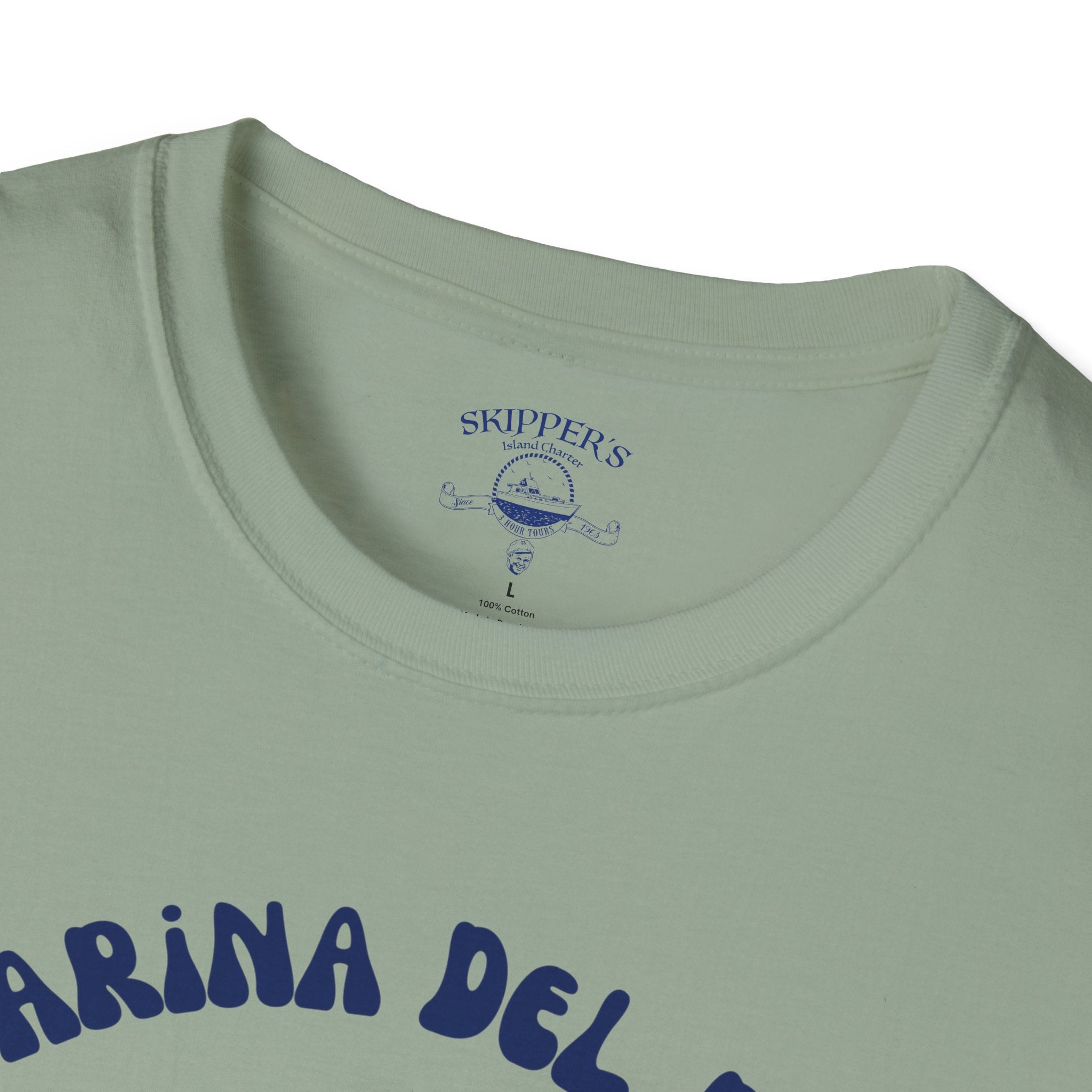 Marina Del Rey Ship Wheel logo T-Shirt | SS Minnow Island Charters, 3 Hour Tours