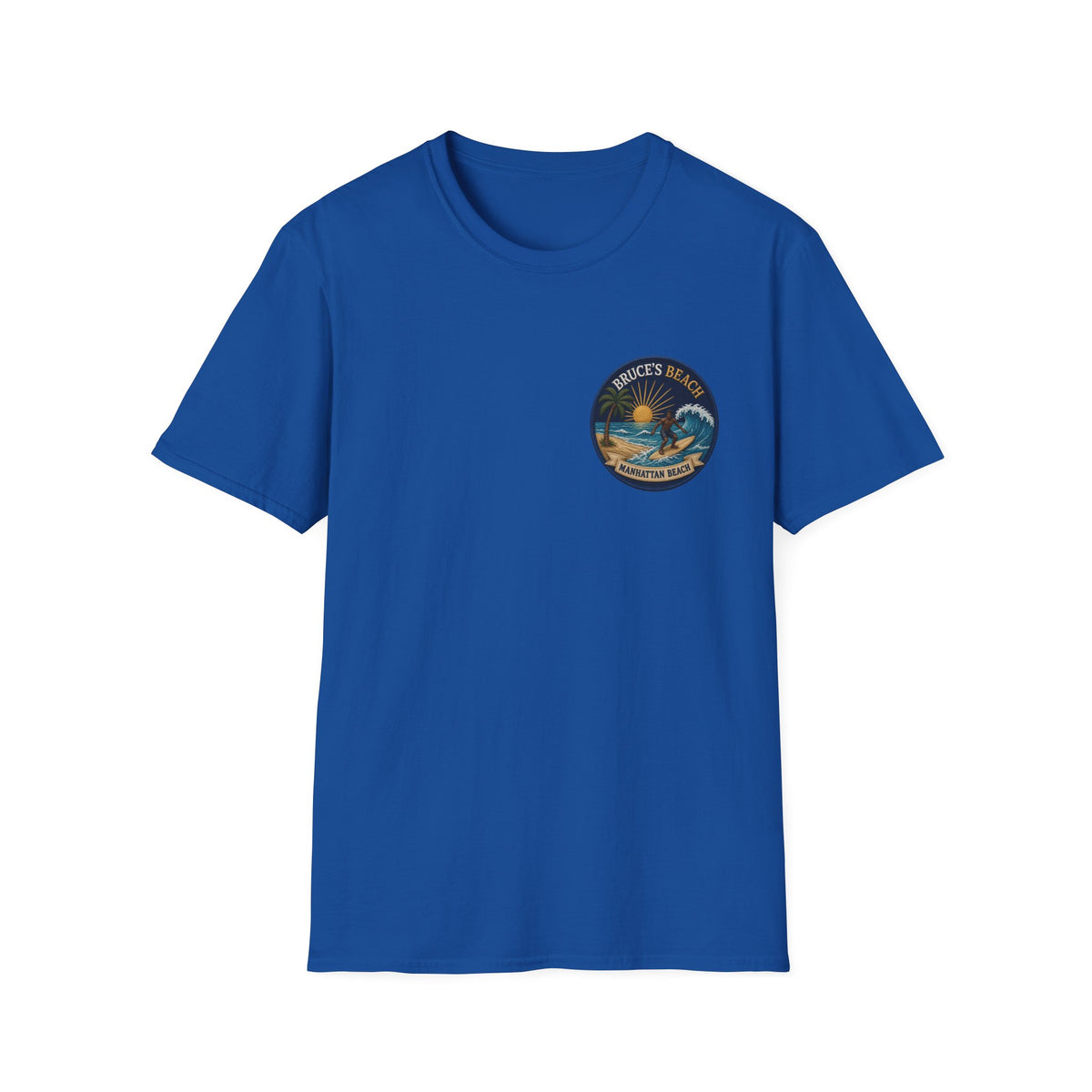 Bruce's Beach Manhattan Beach Surf Patch T-Shirt
