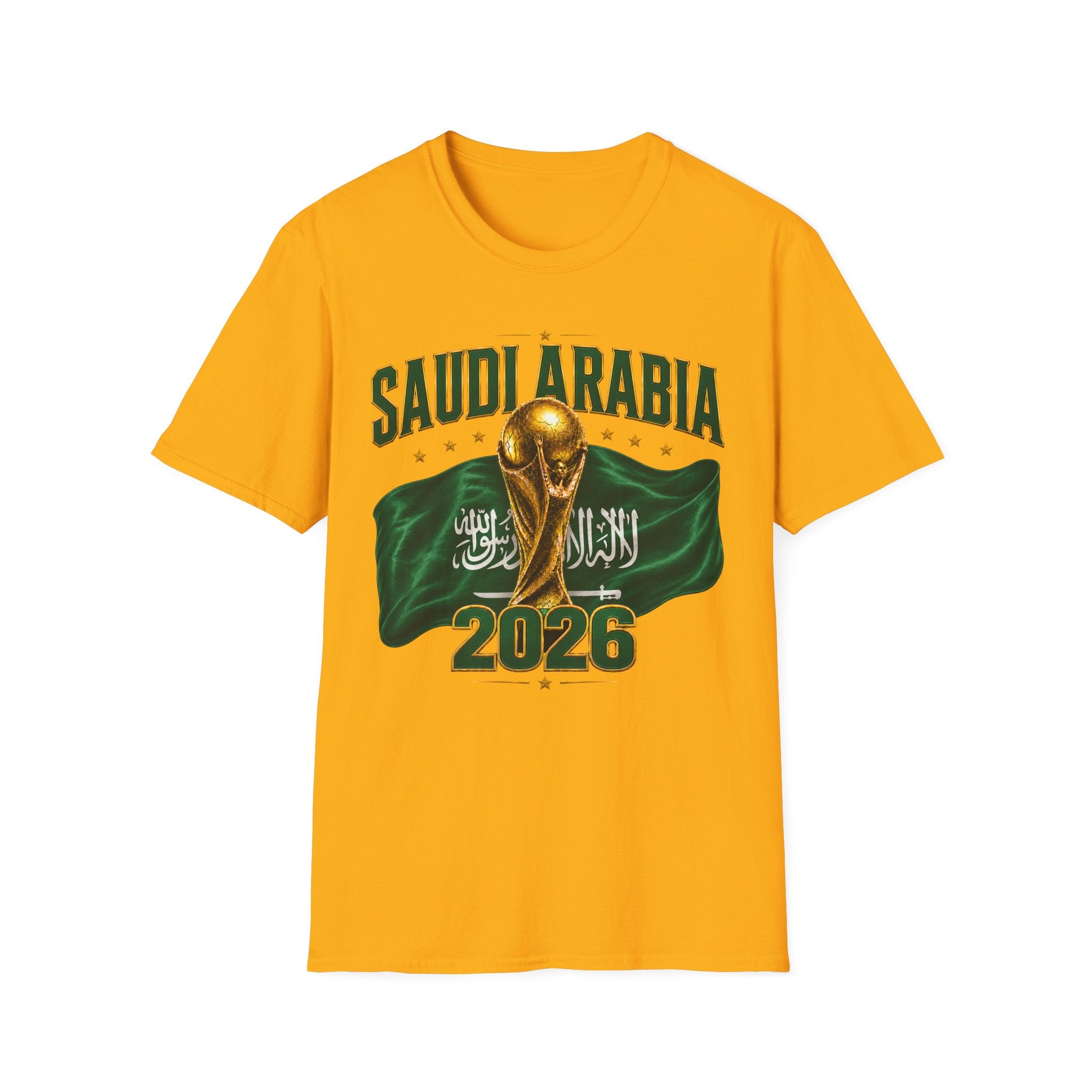 Saudi Arabia 2026 World Cup T-Shirt – Soccer Champion Trophy Design