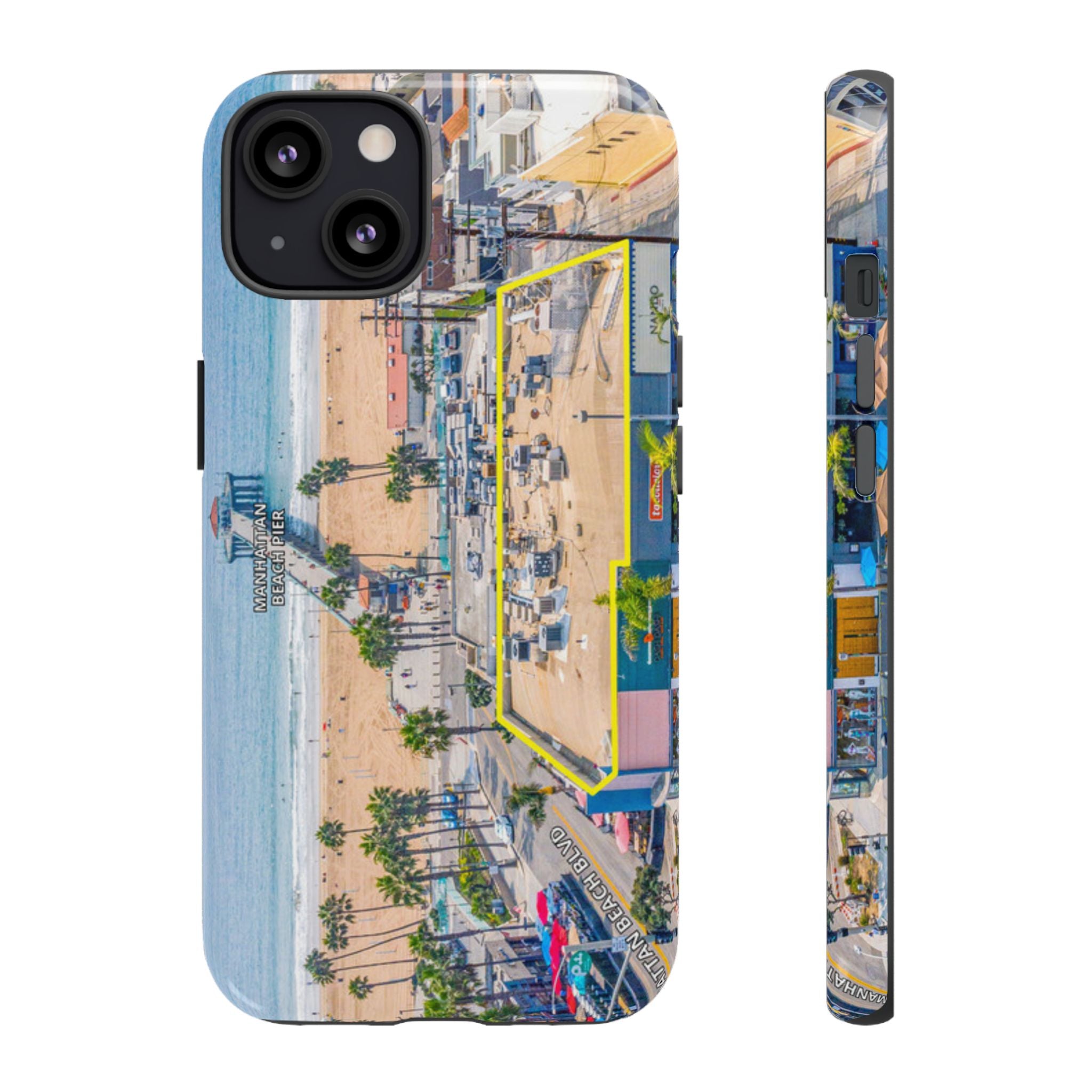 Phone Cases, Manhattan Beach California iPhone Samsung Google Tough Cases, Beach Lovers Gifts, Coastal Accessories, Ocean Phone Covers,