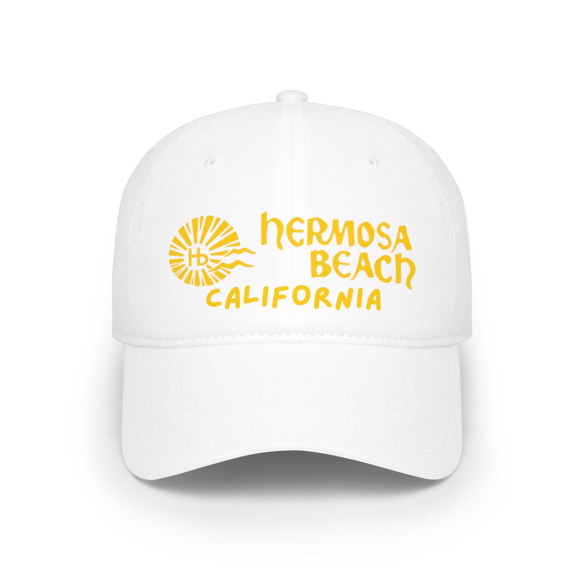 Hermosa Beach California Low Profile Baseball Cap