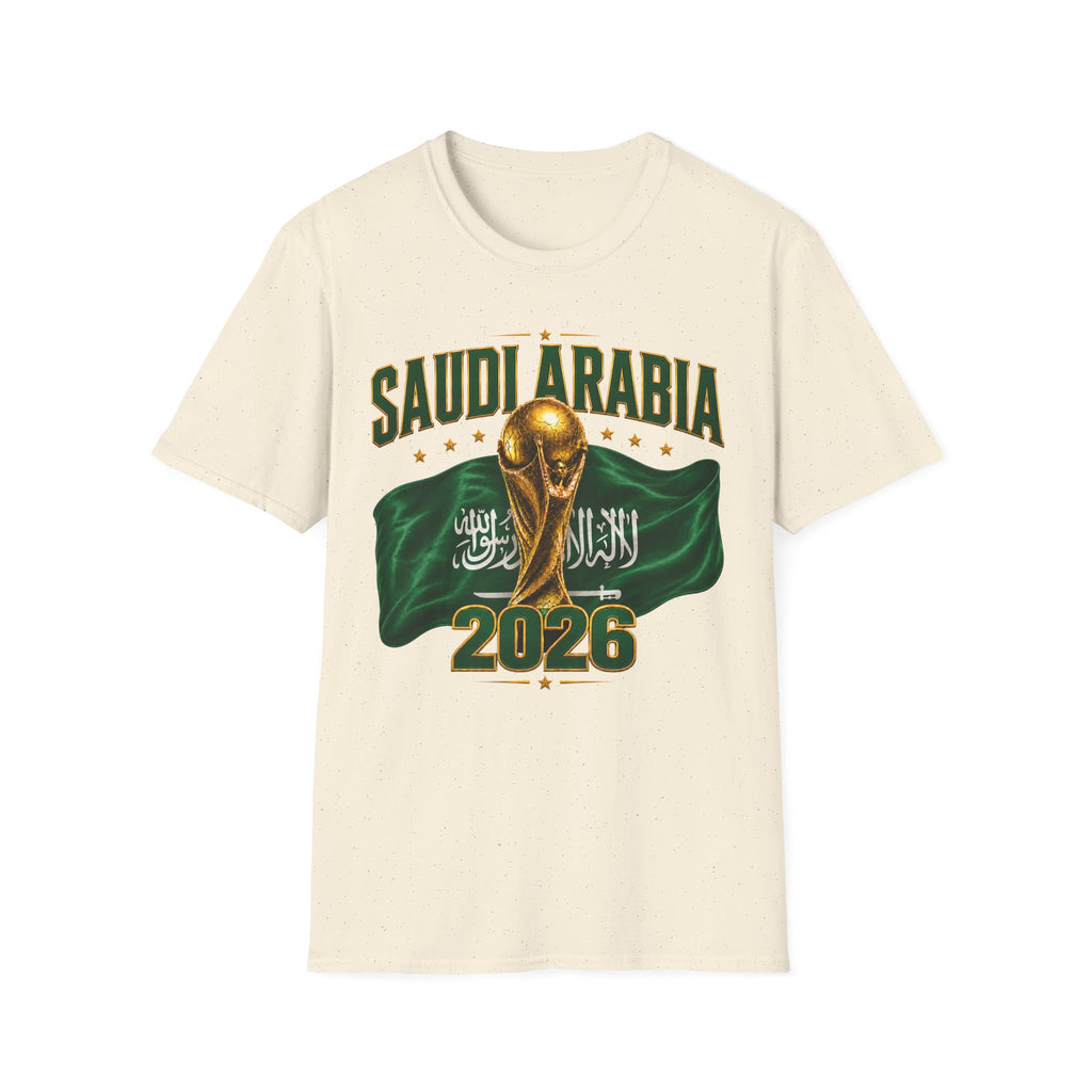 Saudi Arabia 2026 World Cup T-Shirt – Soccer Champion Trophy Design