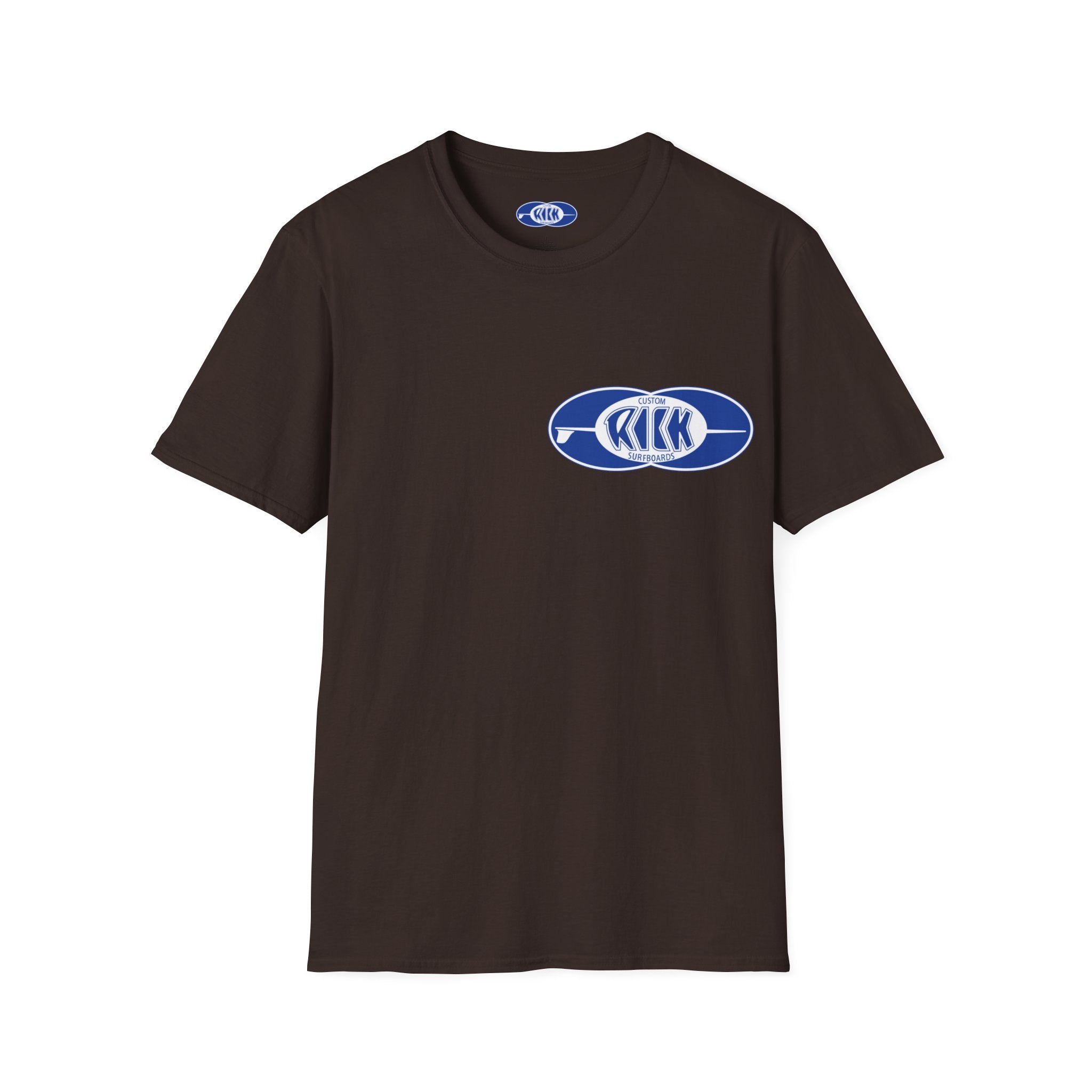 Rick Surfboards Graphic T-Shirt — Printed Front & Back (Multiple Colors)