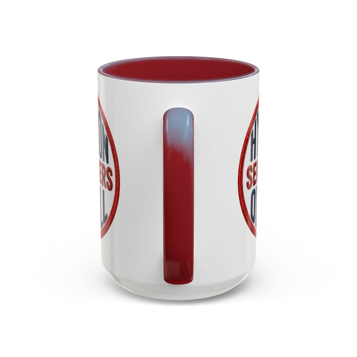 Accent Coffee Mug — "Hyperion Serenaders Outfall" Retro Patch Ceramic Mug (11/15oz)