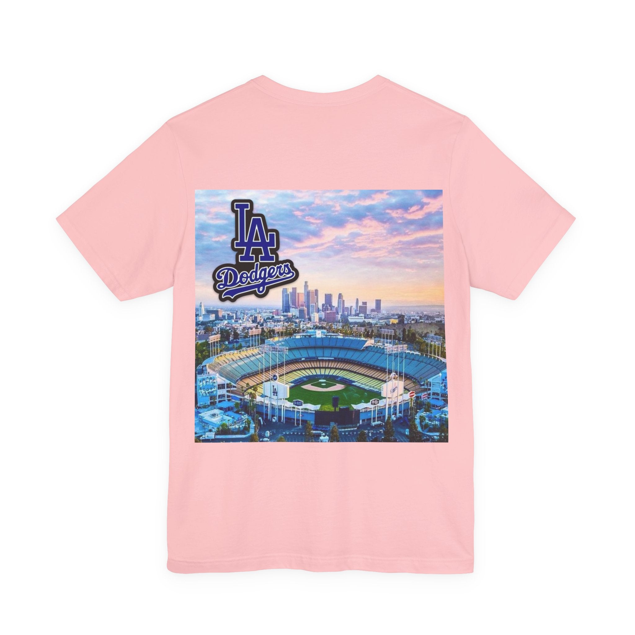 Los Angeles (Front and Back Printing) Unisex Jersey Short Sleeve Tee