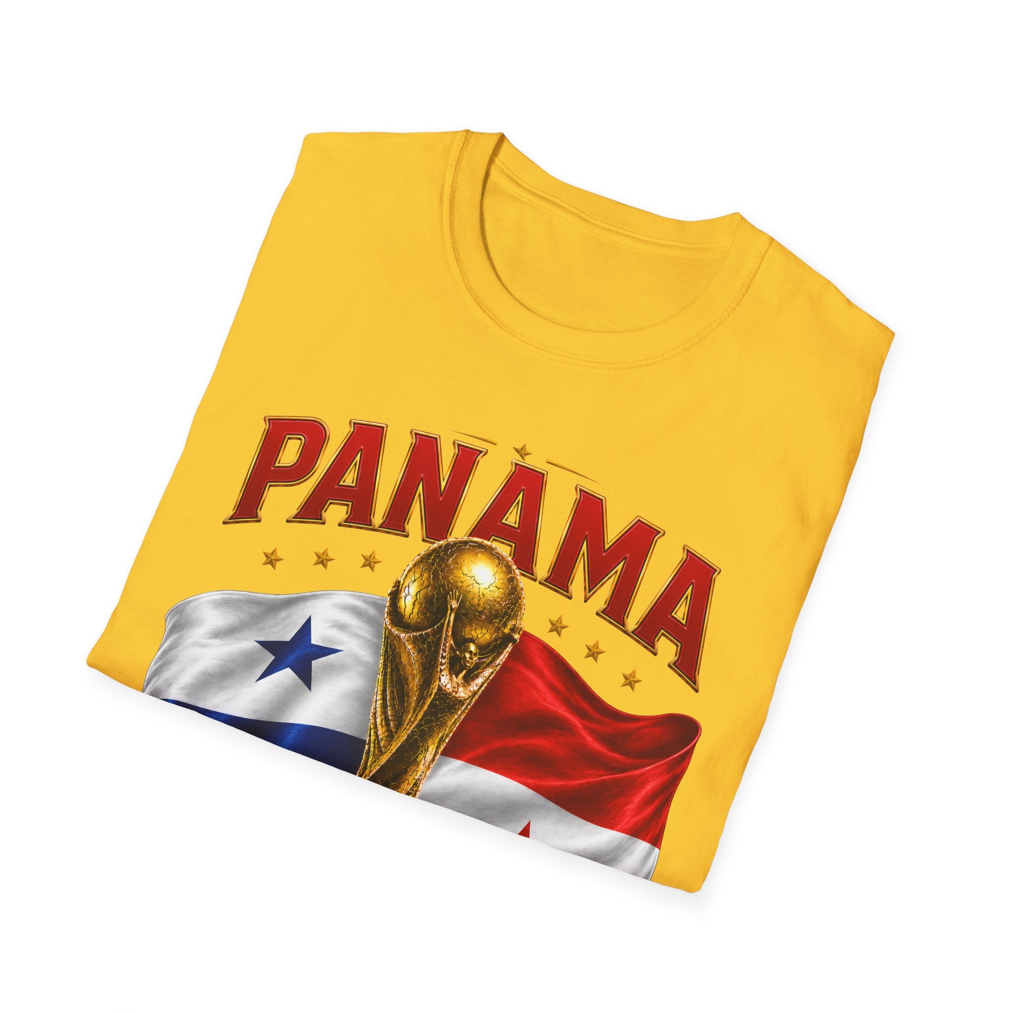 Panama 2026 World Cup T-Shirt — Panama Flag & Trophy Soccer Tee