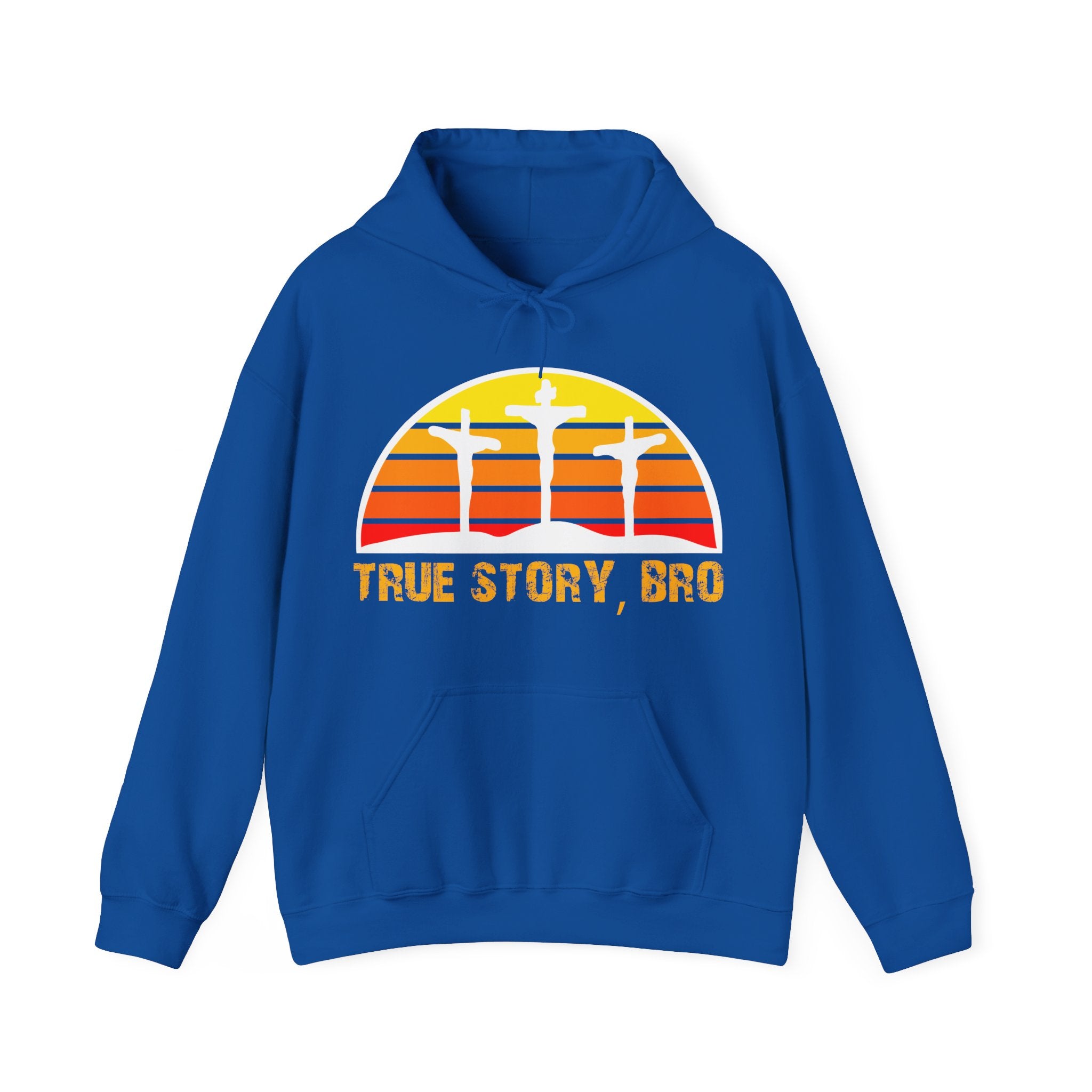 True Story Bro - Printed Both Sides) Unisex Heavy Blend Hooded Sweatshirt