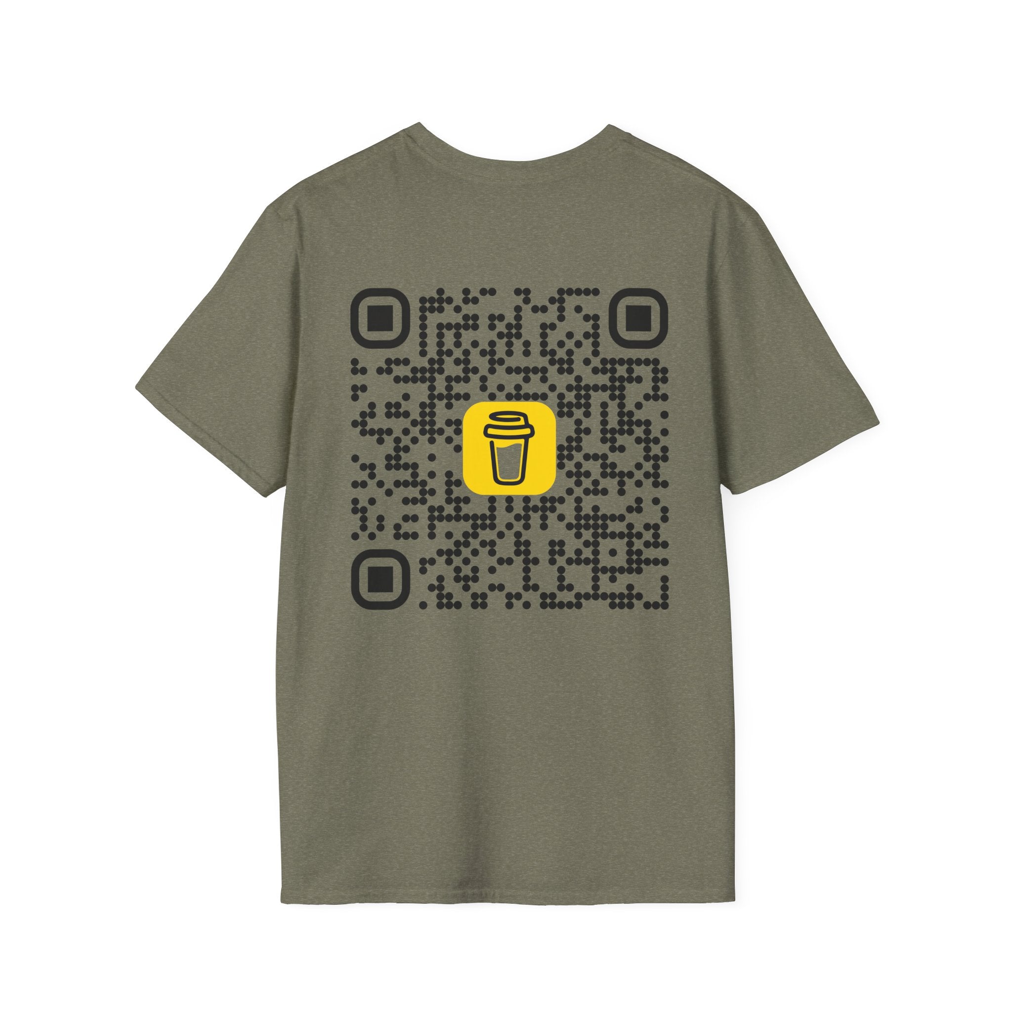 QR Code Coffee Tee — Scan-to-Order Coffee Shop T-Shirt