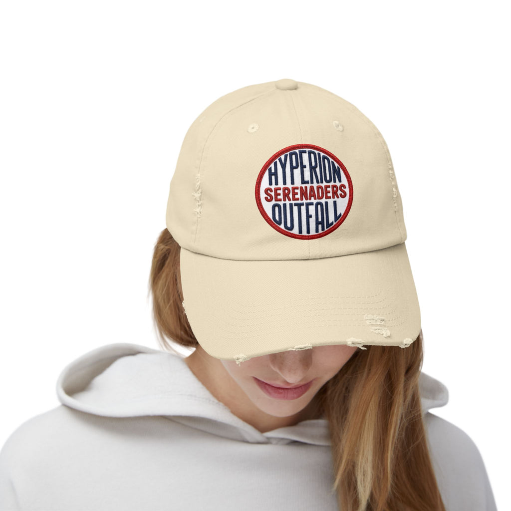Distressed Cap — "Hyperion Outfall Serenaders" Manhattan Beach Patch Hat