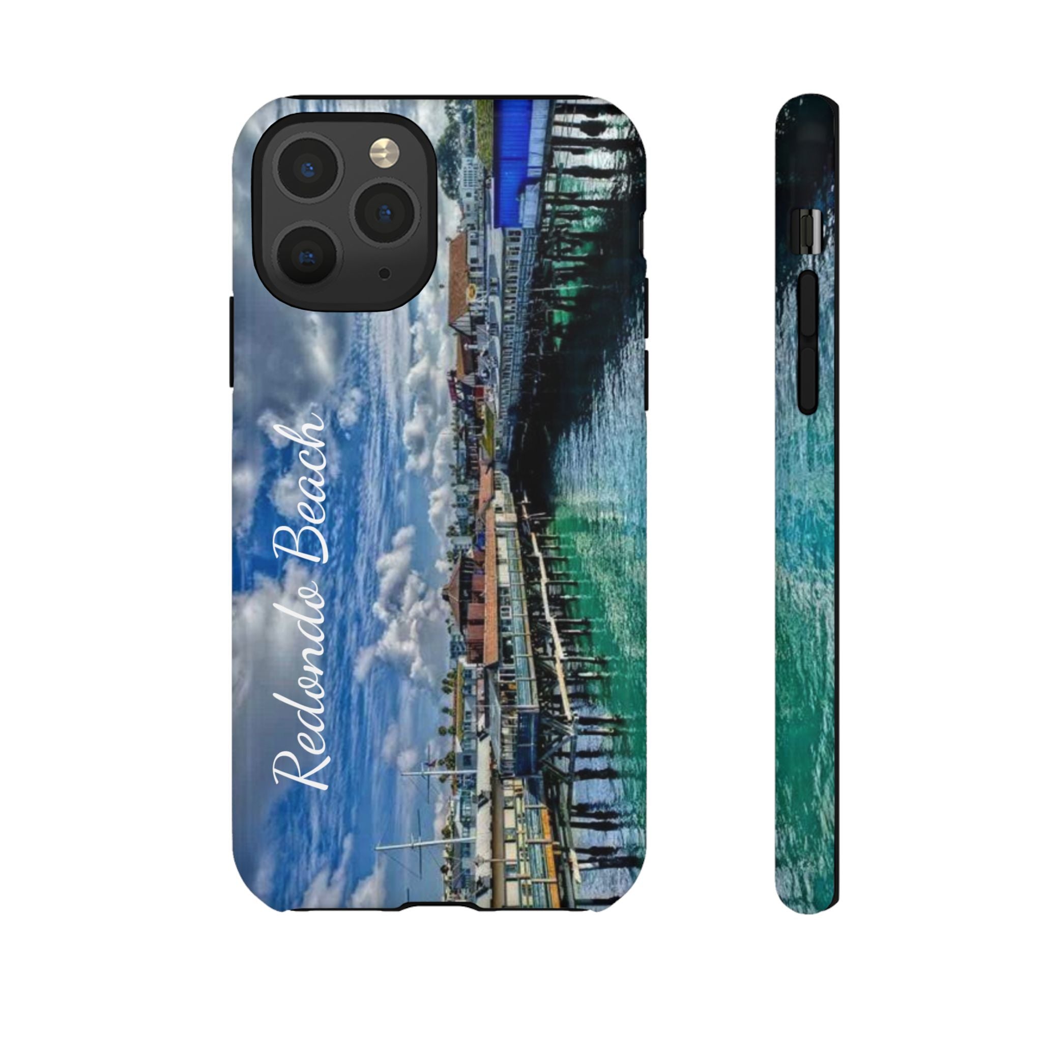 Phone Cases, Redondo Beach California King Harbor Design, Protective Covers, iPhone Accessories, Samsung Accessories, Gift for Travelers