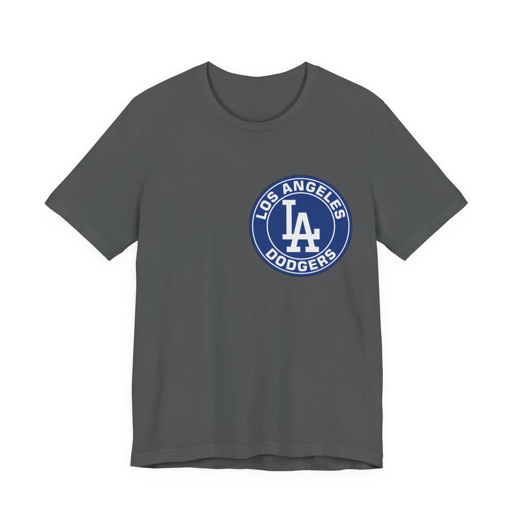 Los Angeles Doyers (Front and Back Printing) Mens Womans Jersey Short Sleeve Tee