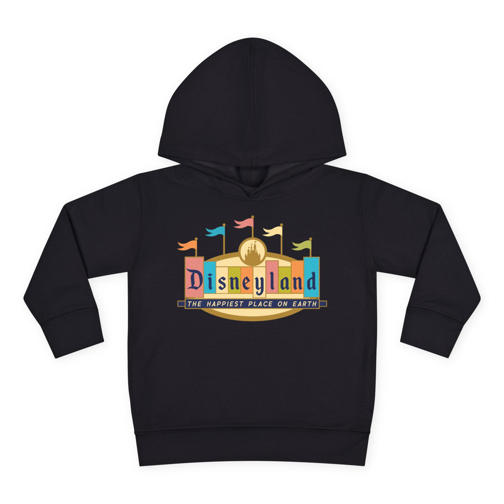Disneyland way Back Machine Retro Logo Toddler Hoodie | Kids Pullover