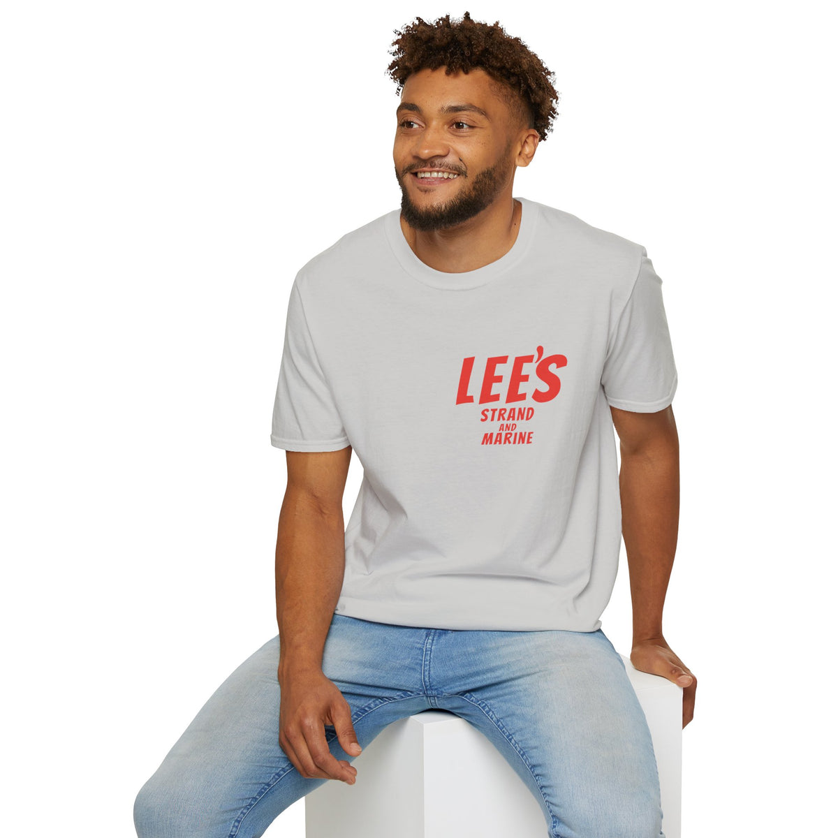 Greasy Lee's  Strand and Marine Old School T-Shirt | Manhattan Beach vintage surfer logo