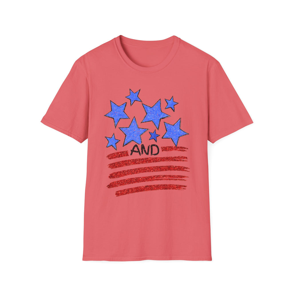 Stars and Stripes T-Shirt — Flag Graphic Patriotic Tee