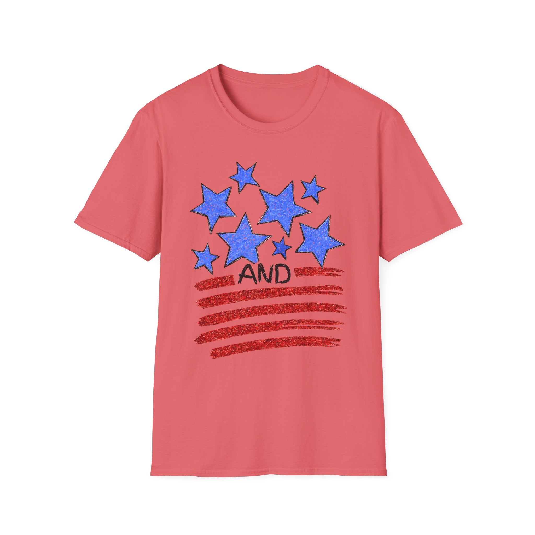 Stars and Stripes T-Shirt — Flag Graphic Patriotic Tee