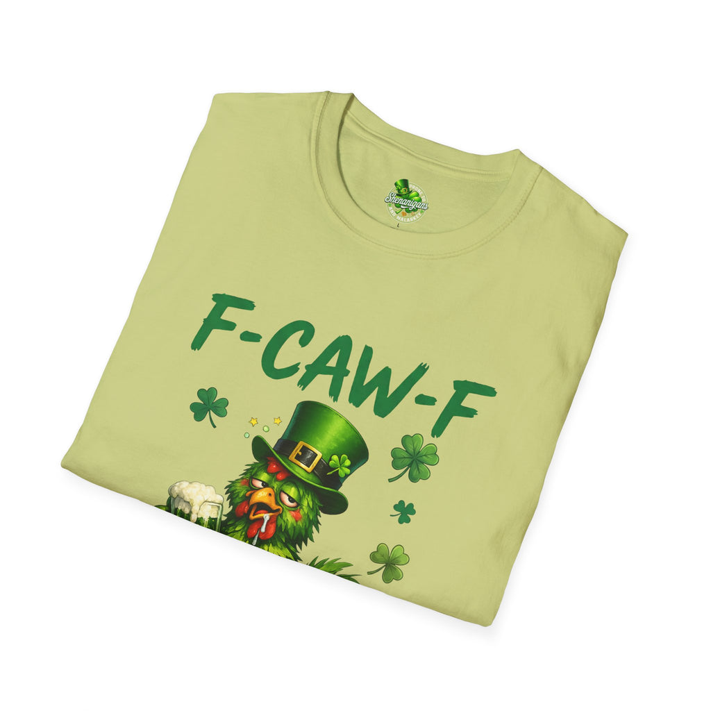 F-CAW-F Leprechaun Chicken T-Shirt | St. Patrick's Day Shamrock Tee