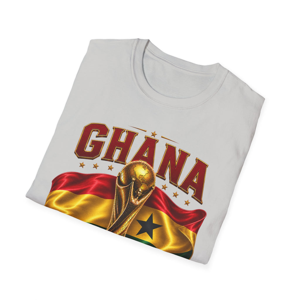 Ghana 2026 World Cup T-Shirt — Flag & Trophy Football Fan Tee