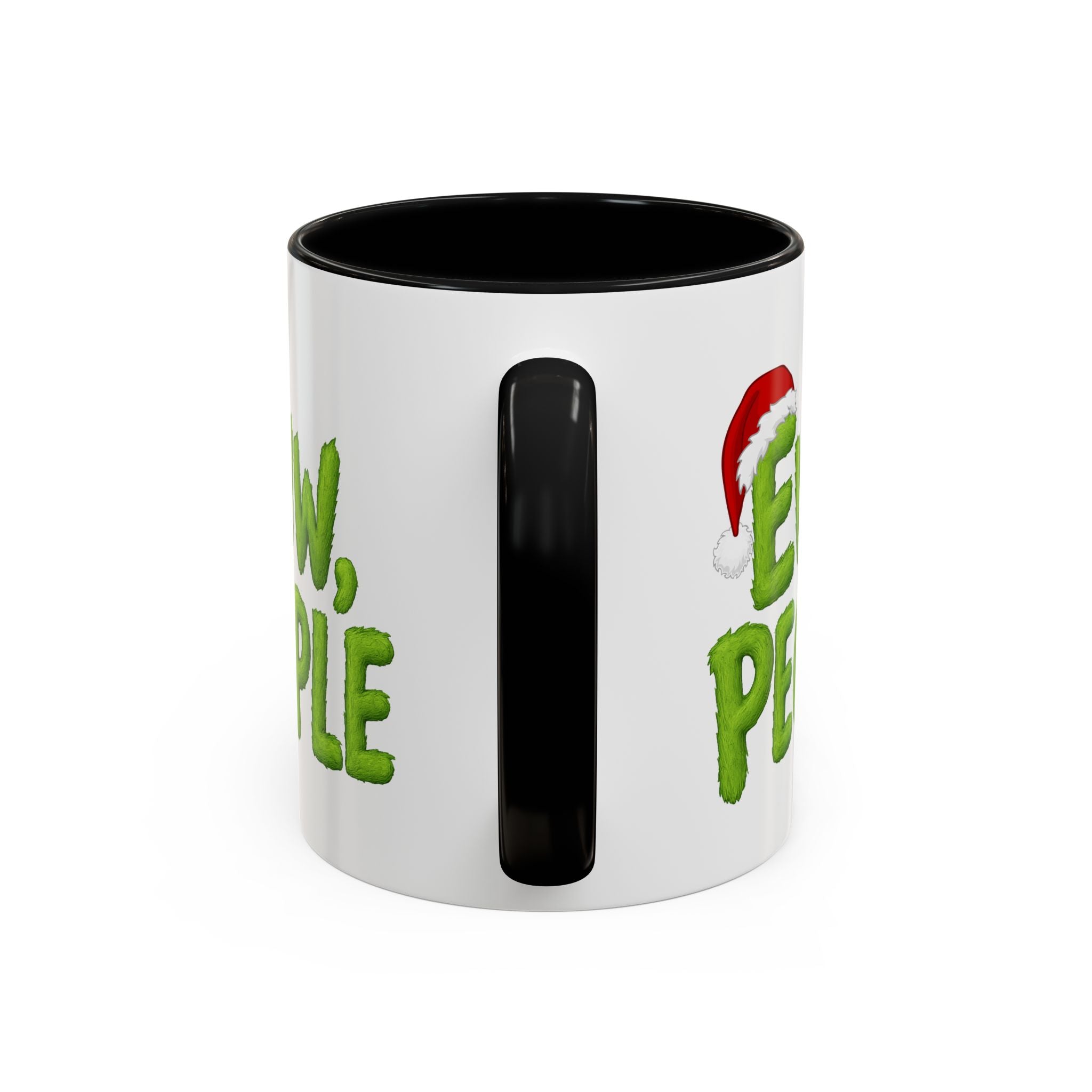 Eww People mug | Accent coffee mug, holiday Santa hat design