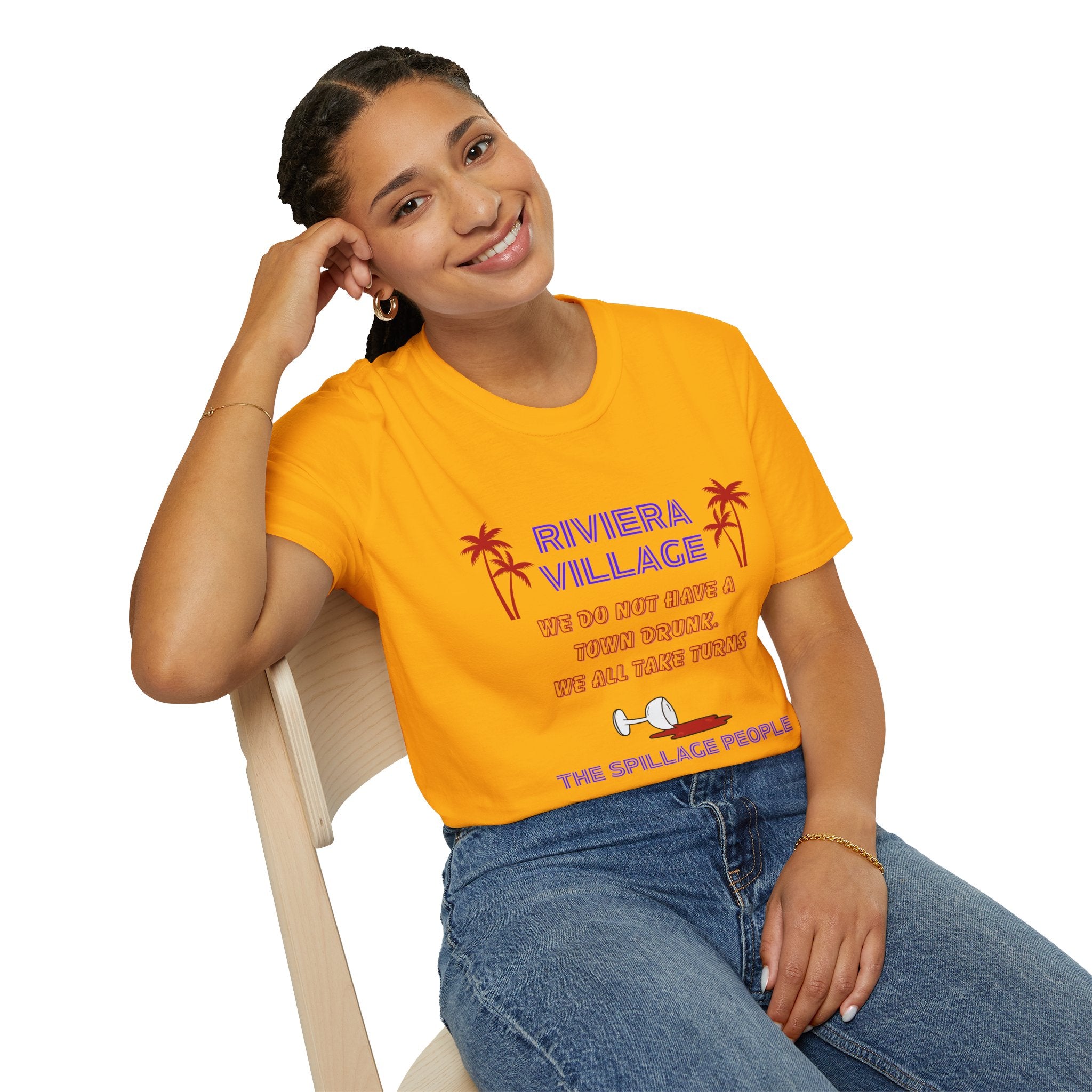 Riviera Village Redondo Beach - The Spillage People - Mens and Womans  Softstyle T-Shirt