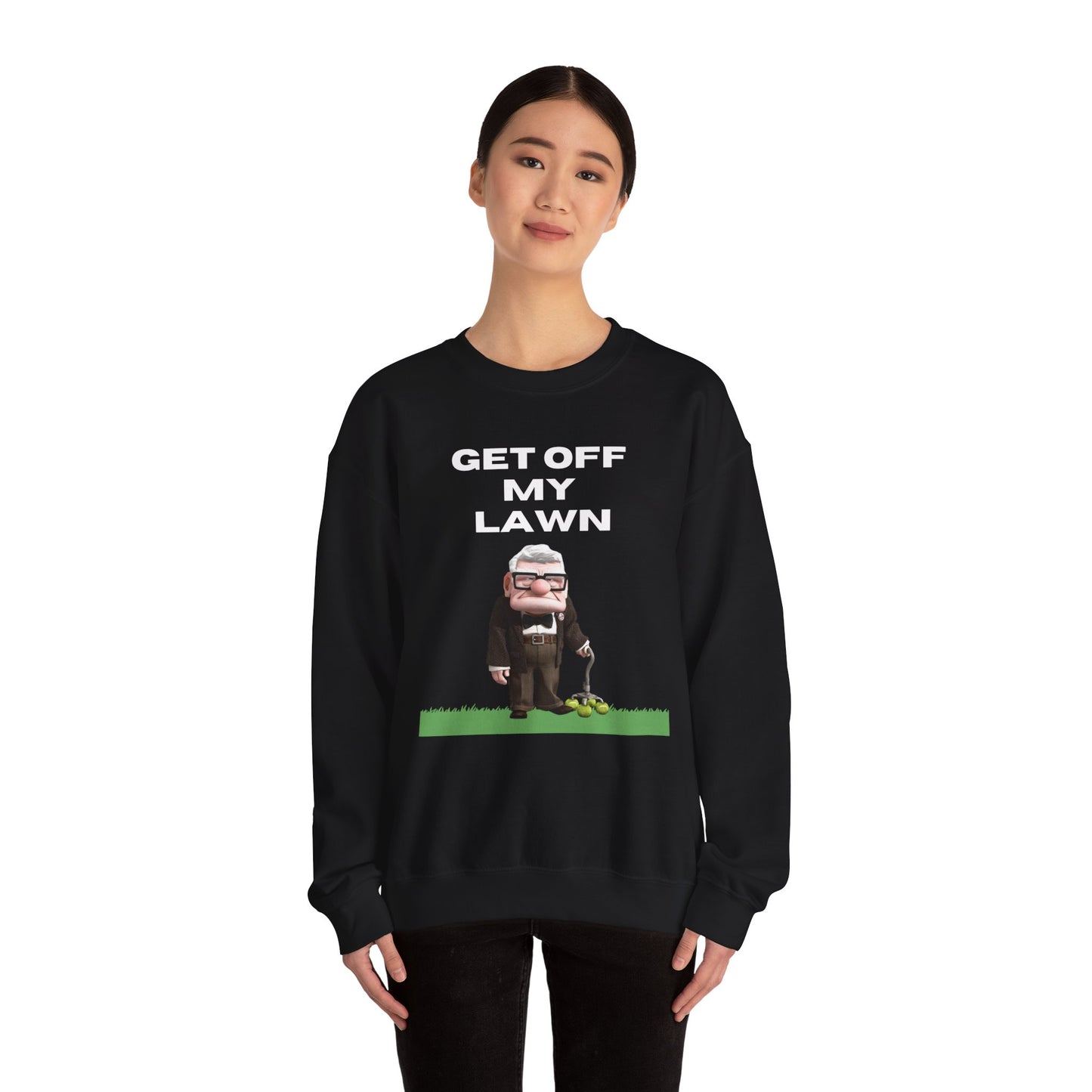 GET OFF My Lawn Unisex Heavy Blend Crewneck Sweatshirt