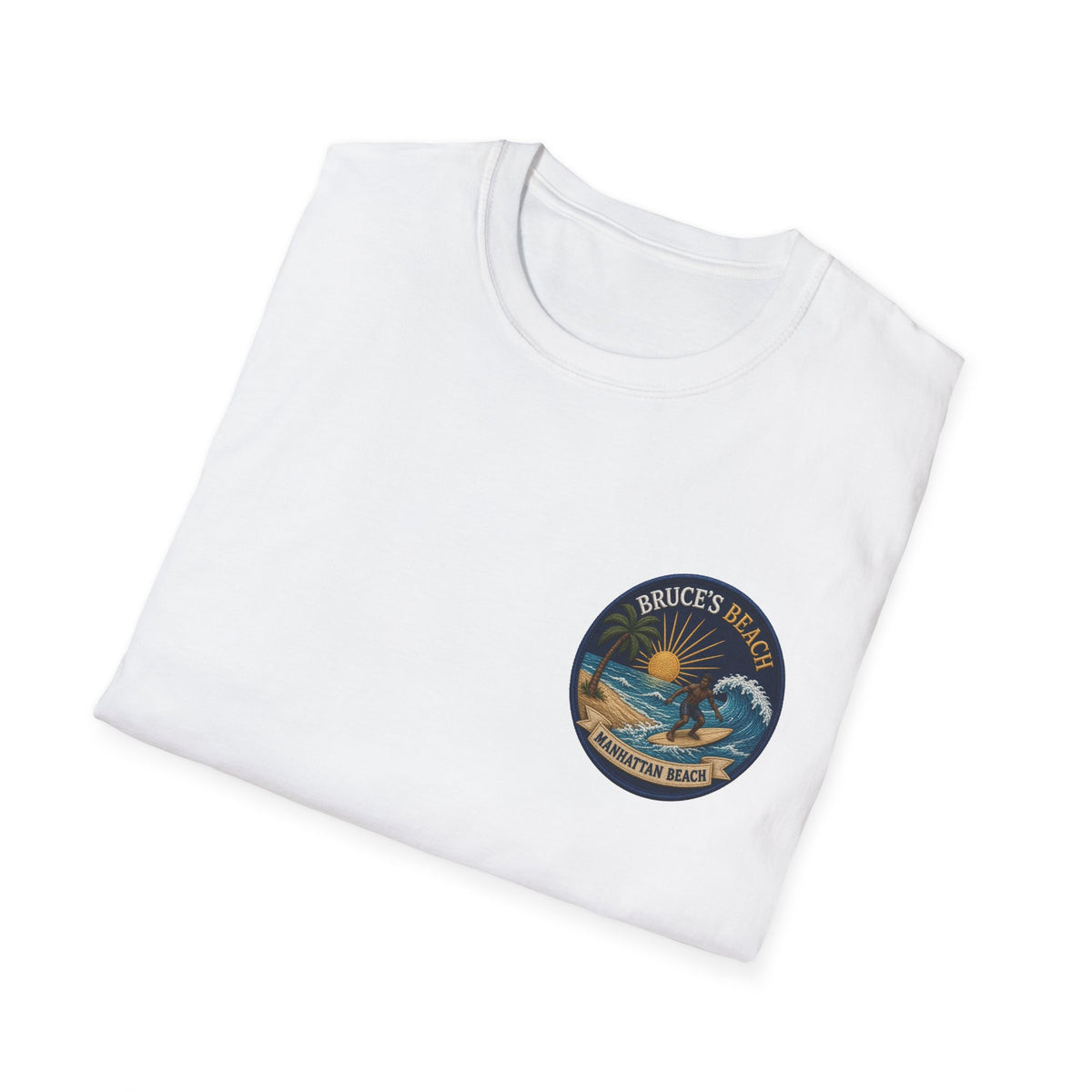 Bruce's Beach Manhattan Beach Surf Patch T-Shirt