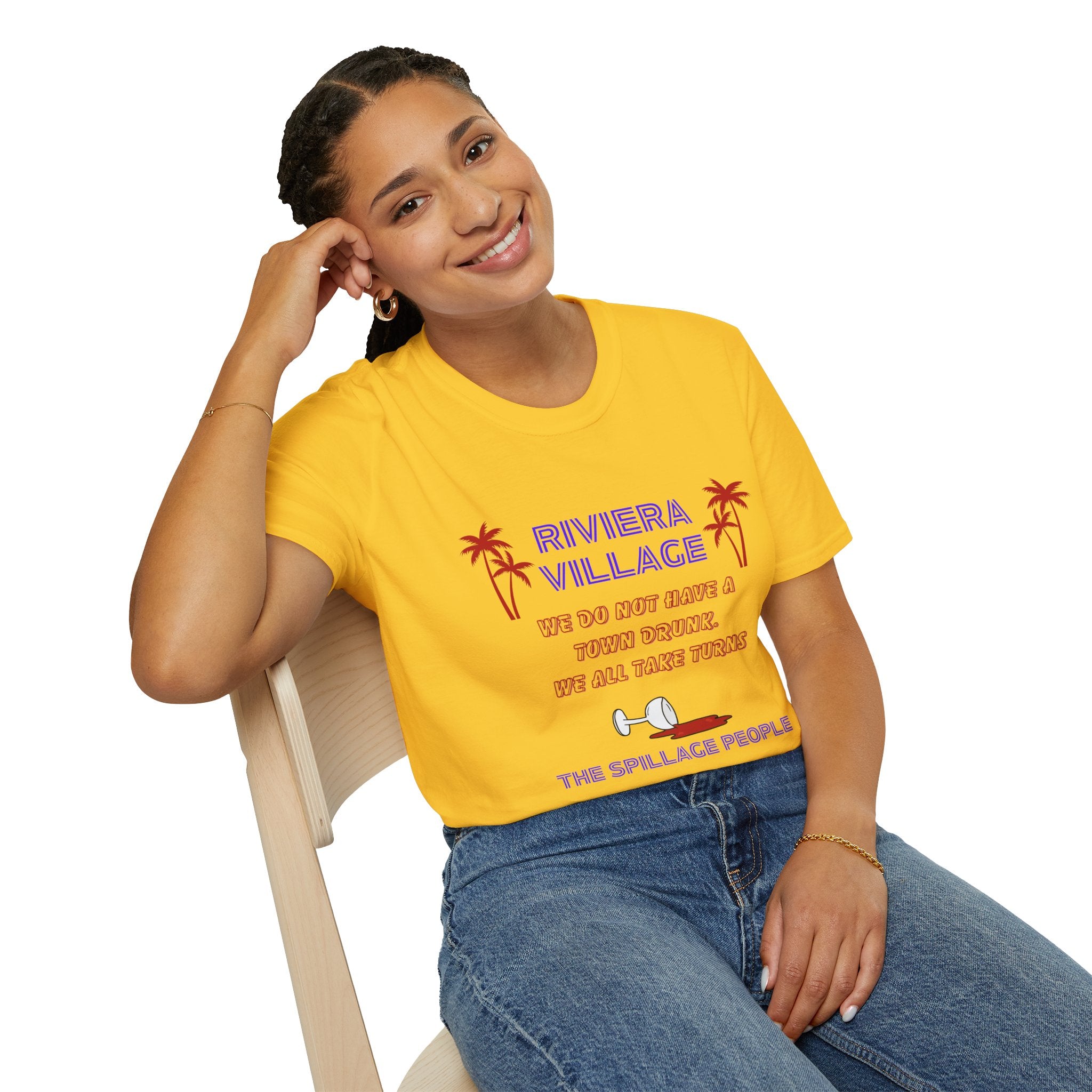 Riviera Village Redondo Beach - The Spillage People - Mens and Womans  Softstyle T-Shirt