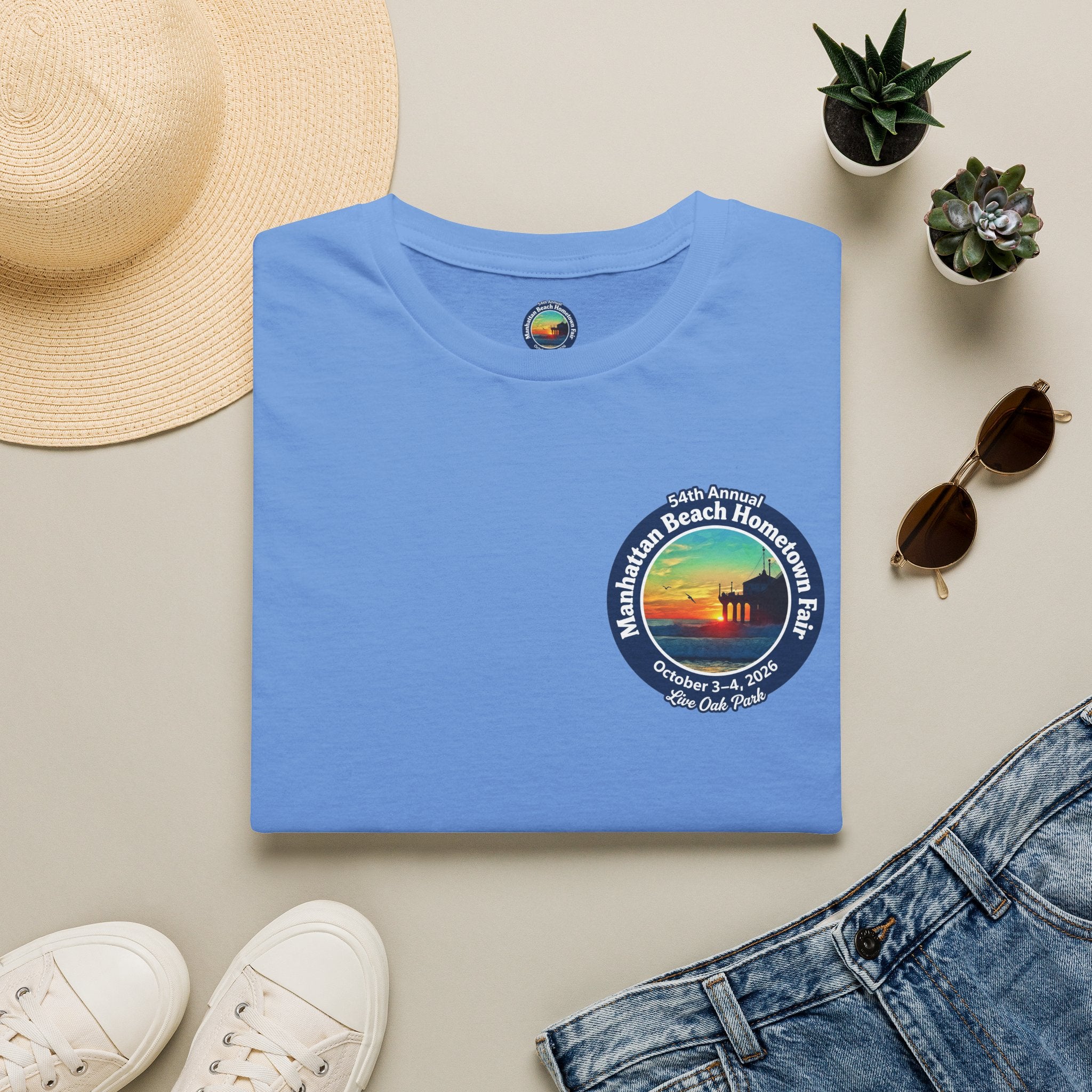 Manhattan Beach Hometown Fair Sunset T-Shirt 2026