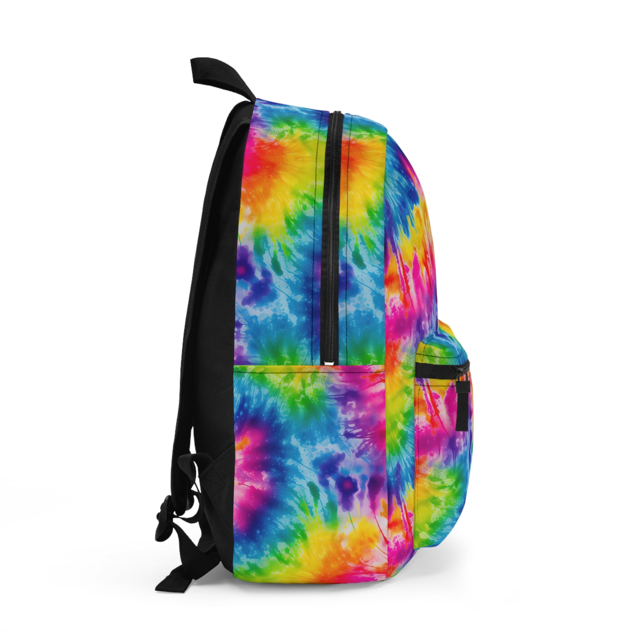 Tie-Dye Rainbow Backpack — Colorful School & Travel Daypack