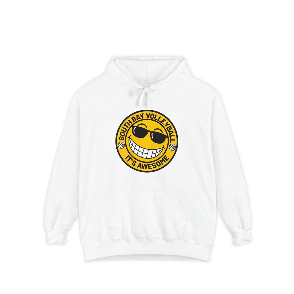 Volleyball Smiley Hoodie — "South Bay Volleyball It's Awesome" Crewneck