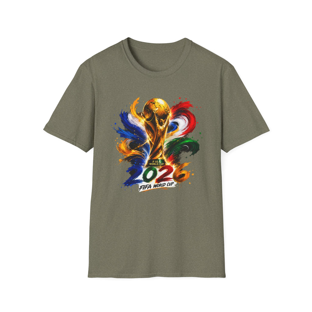 World Cup 2026 T-Shirt — Colorful FIFA Trophy Graphic