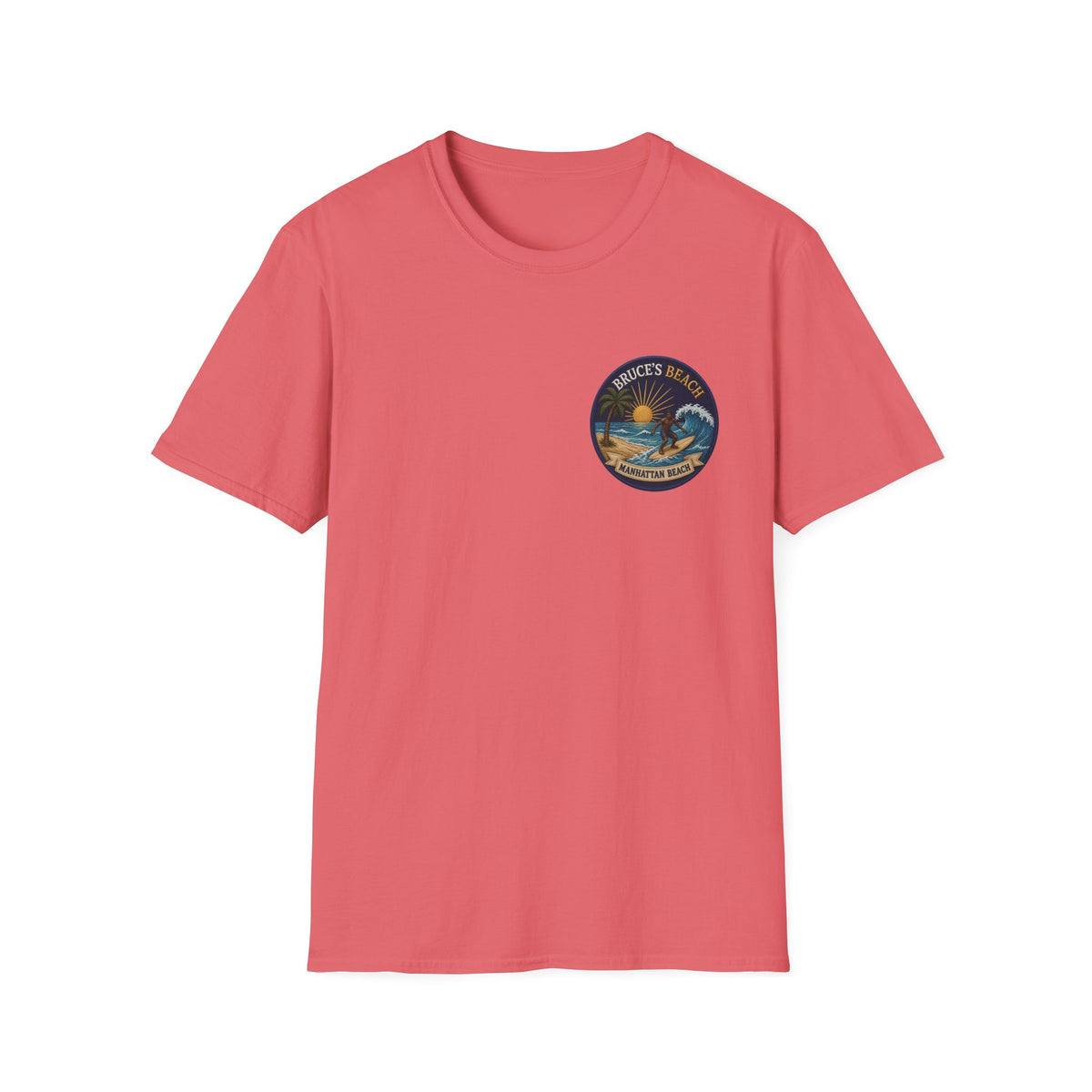 Bruce's Beach Manhattan Beach Surf Patch T-Shirt