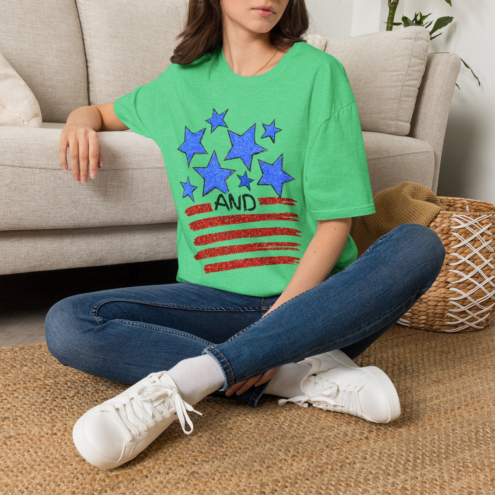 Stars and Stripes T-Shirt — Flag Graphic Patriotic Tee