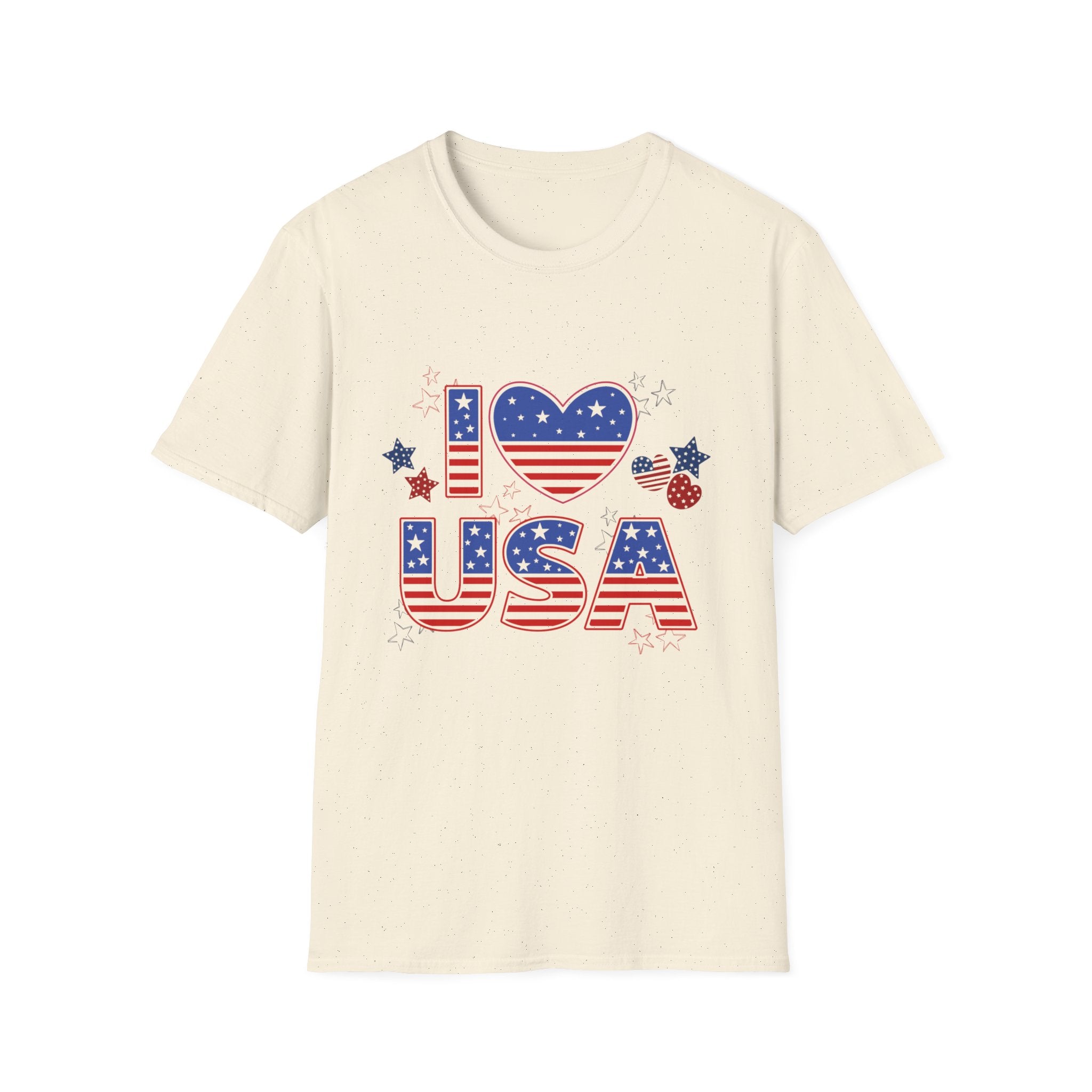 I Love the USA T-Shirt | American Flag Patriotic Fourth of July