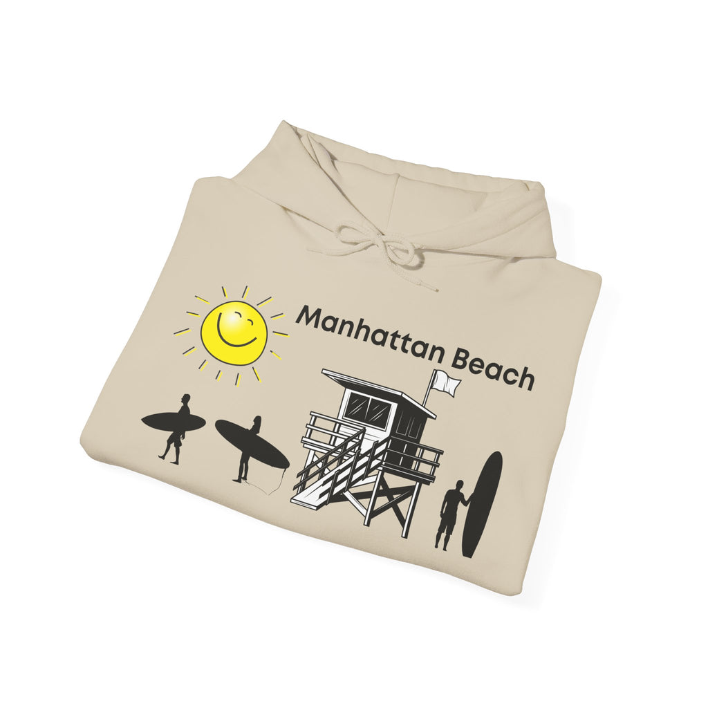 Manhattan Beach California Unisex Heavy Blend™ Hooded Sweatshirt