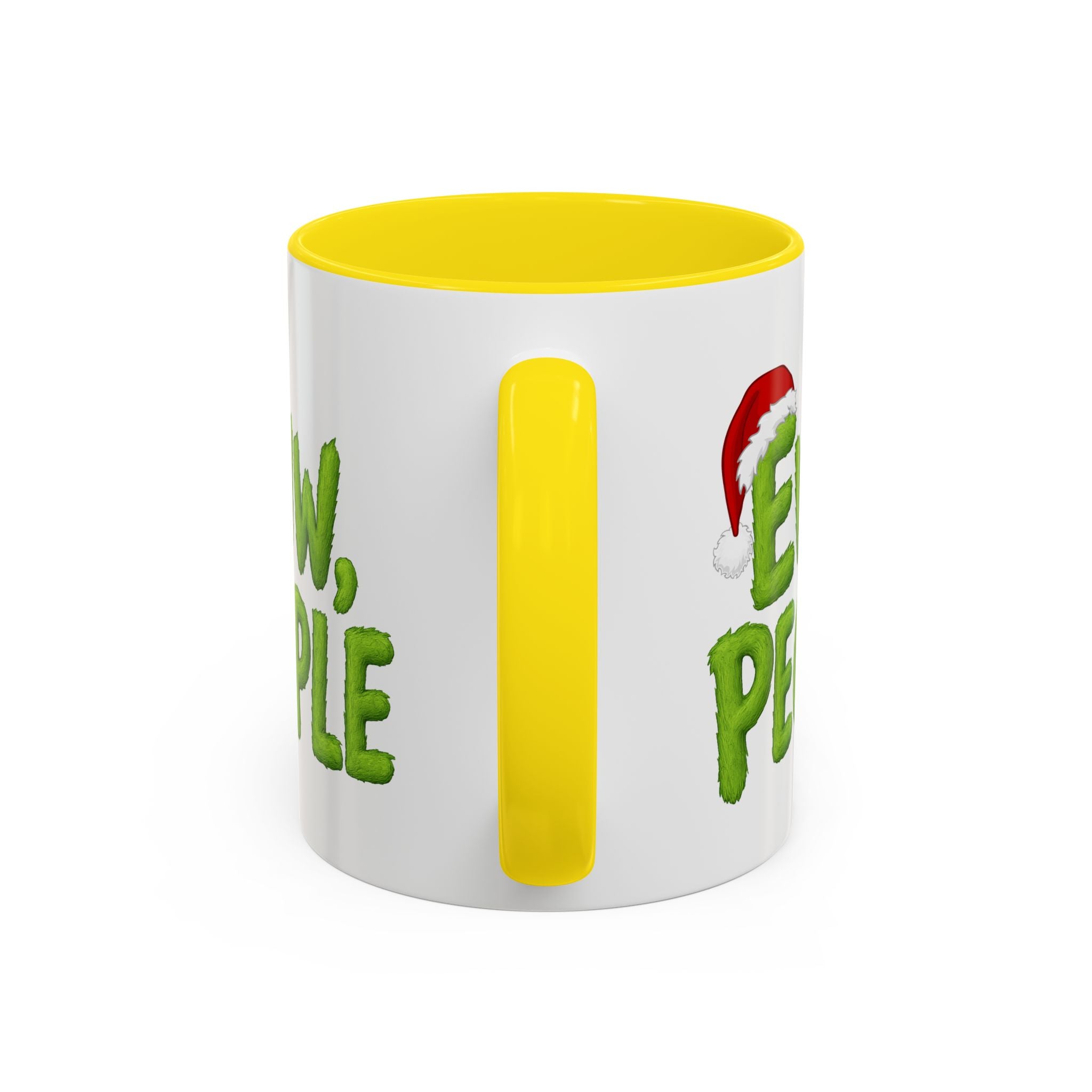 Eww People mug | Accent coffee mug, holiday Santa hat design