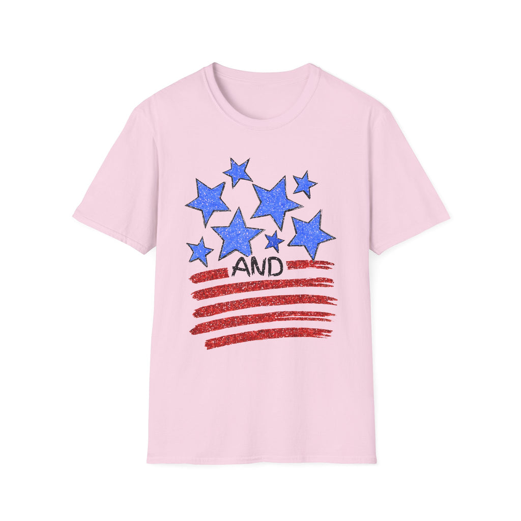 Stars and Stripes T-Shirt — Flag Graphic Patriotic Tee