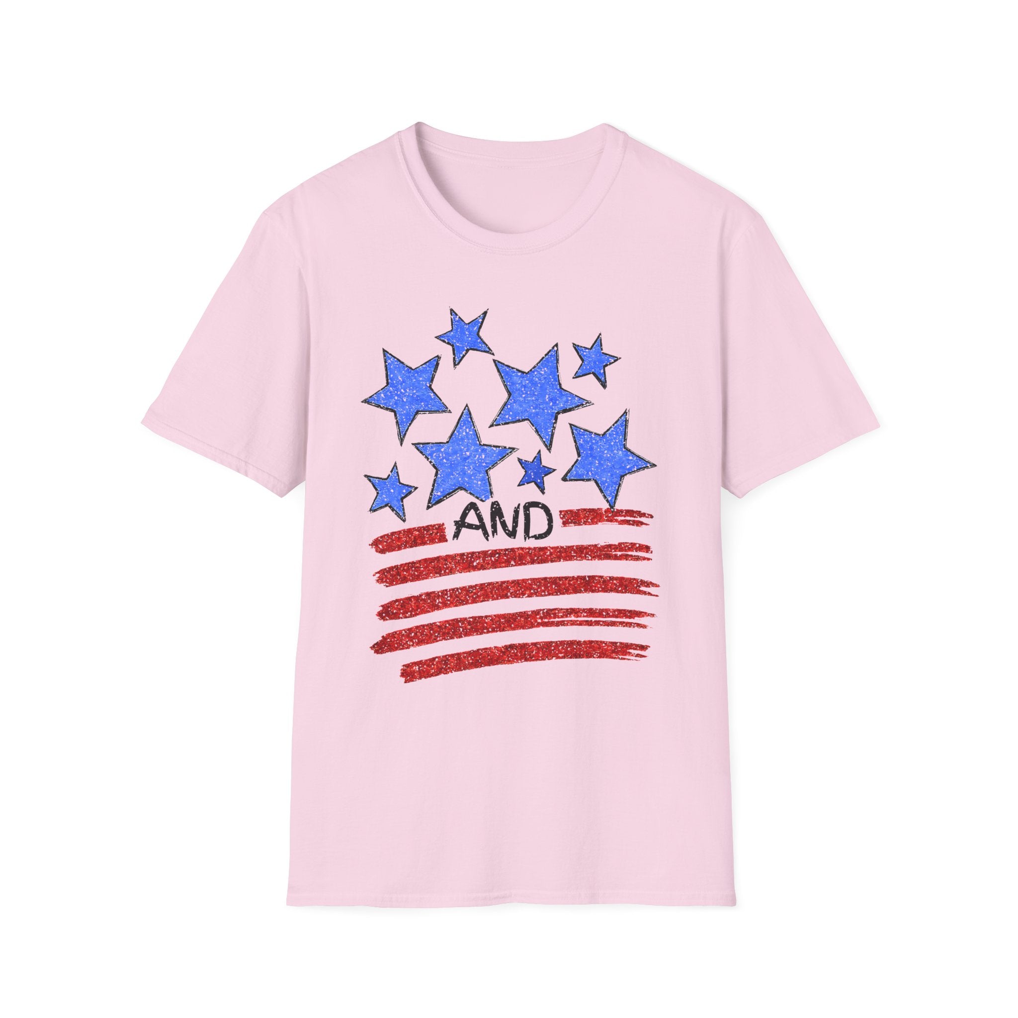 Stars and Stripes T-Shirt — Flag Graphic Patriotic Tee
